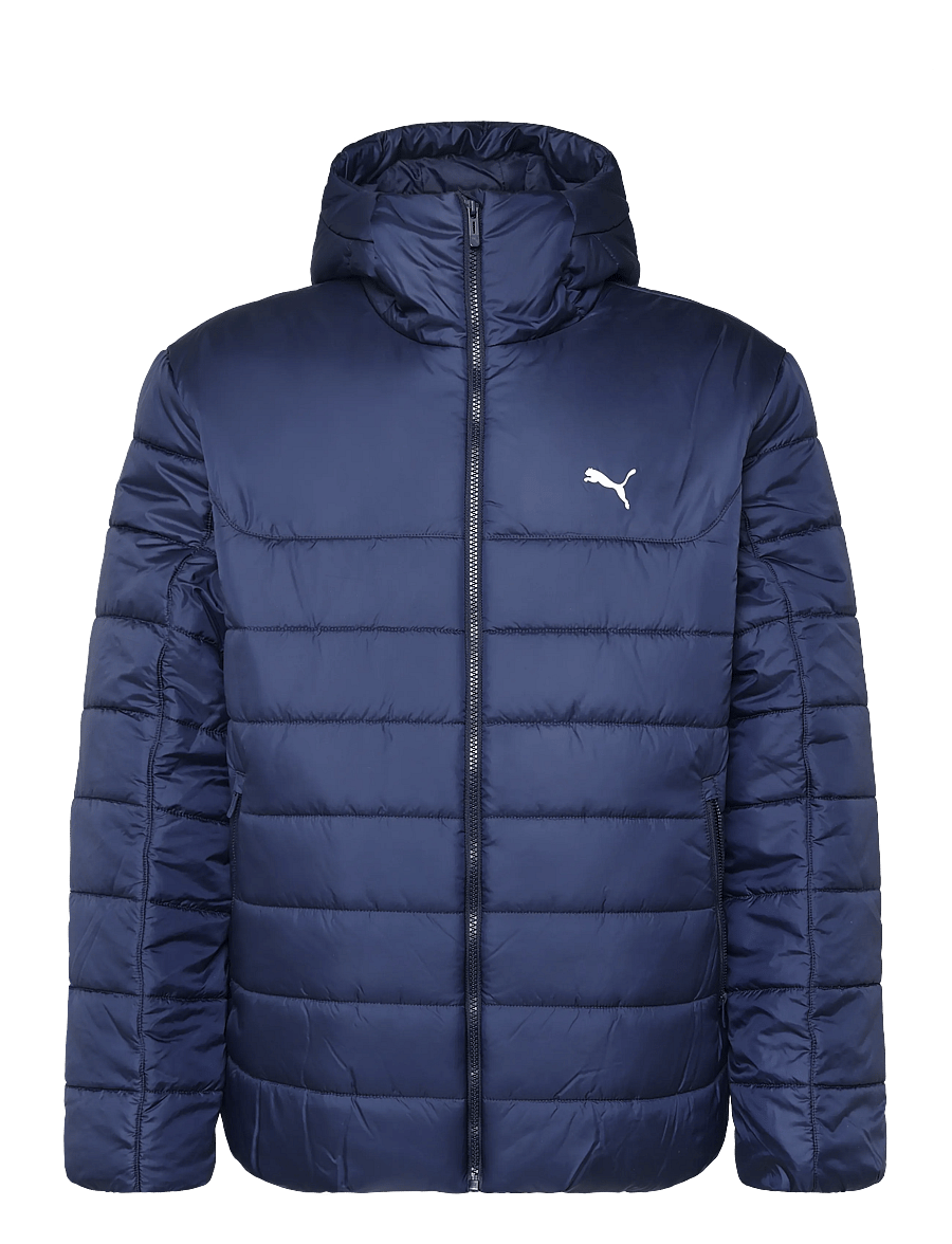 PUMA - ESS Hooded Padded Jacket - dunjakker - puma navy - 0