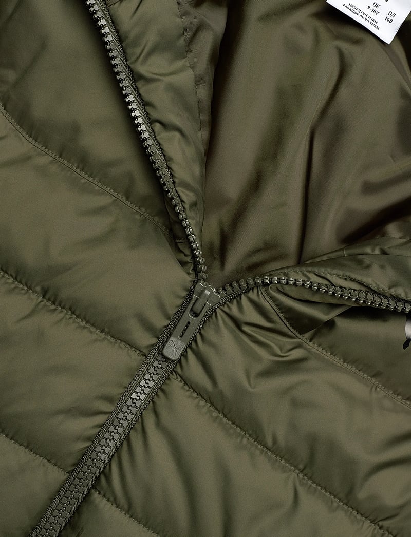 PUMA - ESS Hooded Padded Jacket - paksud joped - dark olive - 2