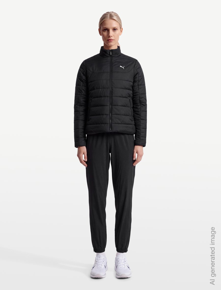 PUMA - ESS Padded Jacket - sulejoped ja voodriga joped - puma black - 0