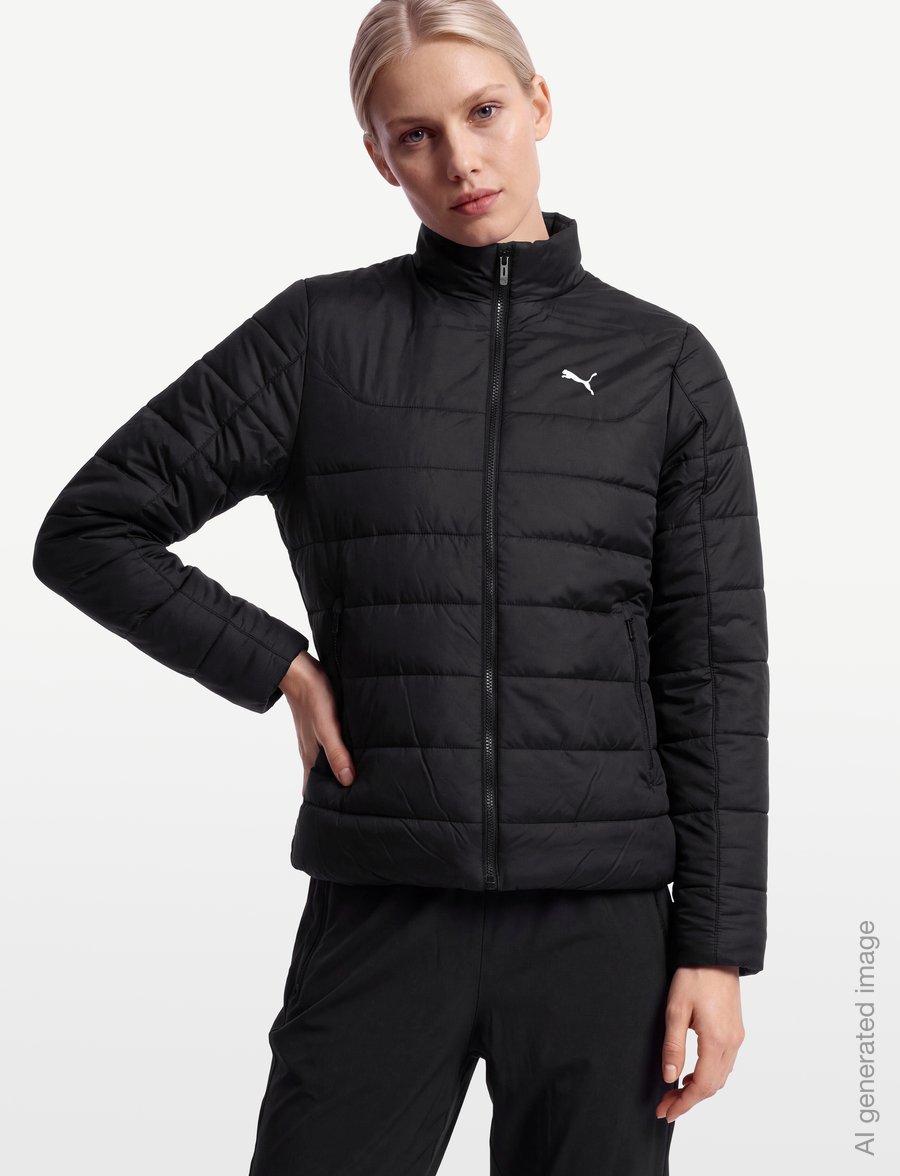 PUMA - ESS Padded Jacket - sulejoped ja voodriga joped - puma black - 3