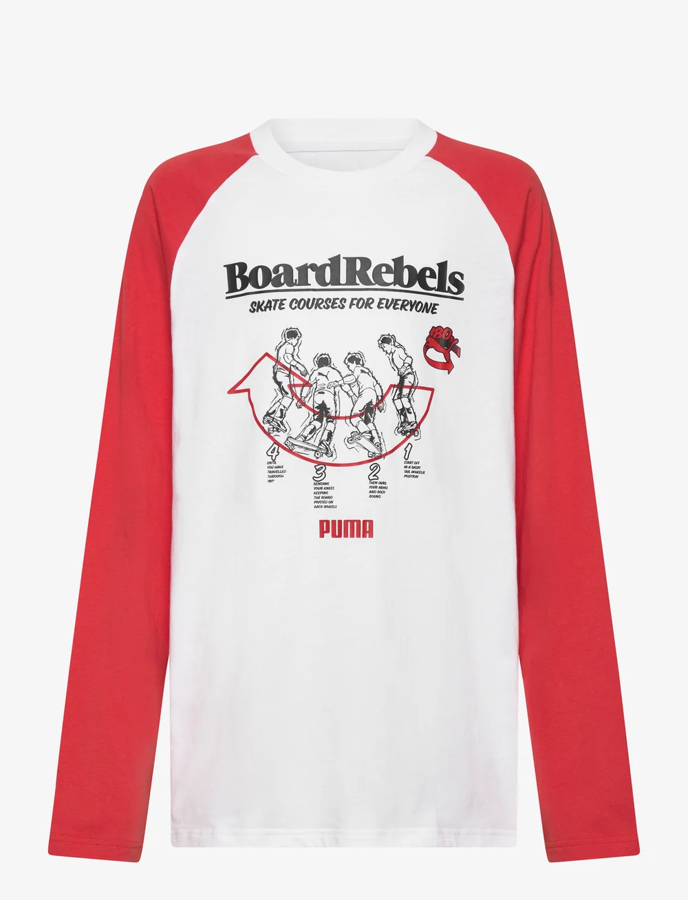 PUMA - MID90S Longsleeve Tee B - t-shirts à manches longues - puma white - 0