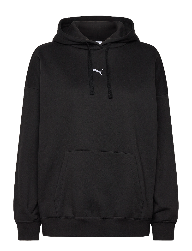 PUMA - ESS Oversized Hoodie FL - overdele - puma black - 0