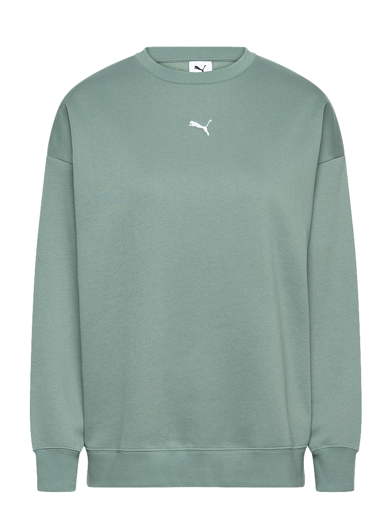 PUMA - ESS Oversized Crew FL - overdele - green moon - 0