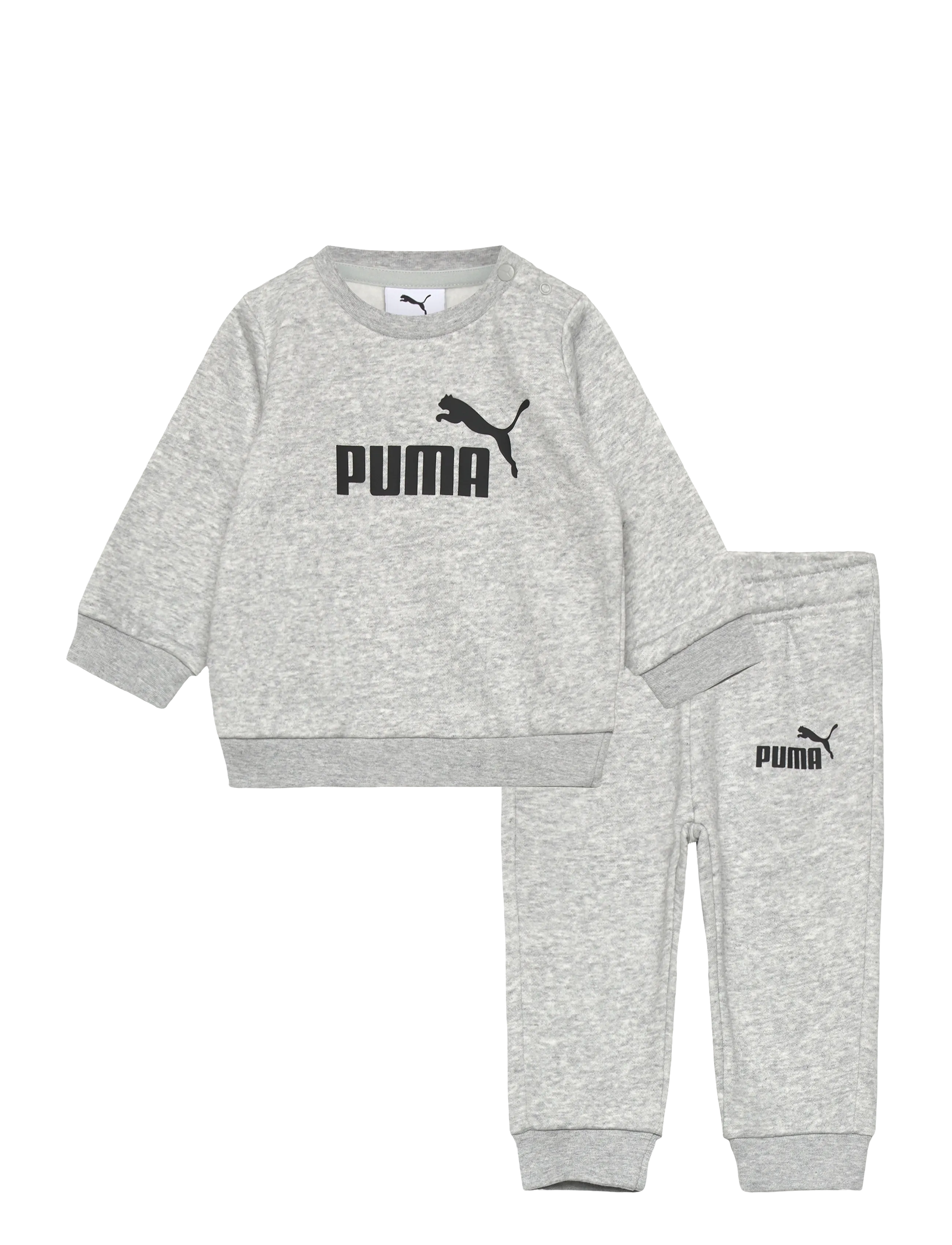 PUMA MINICATS ESS Crew Set FL INF - Kleidung - LIGHT GRAY HEATHER / grey