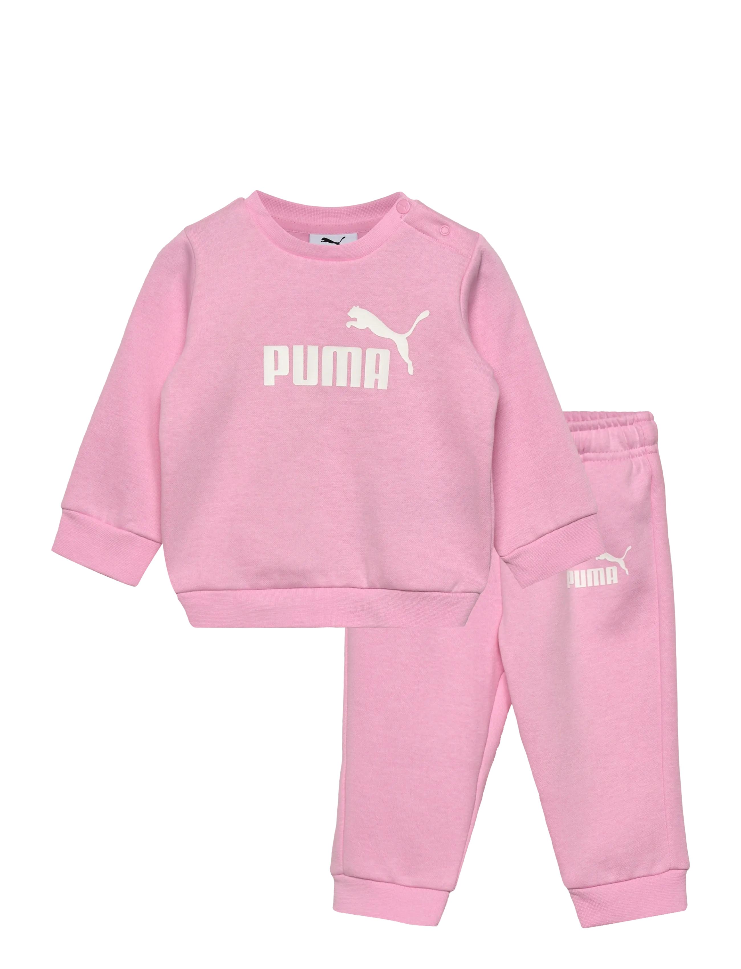 PUMA MINICATS ESS Crew Set FL INF - Sets - PINK SHIMMER / pink/rose
