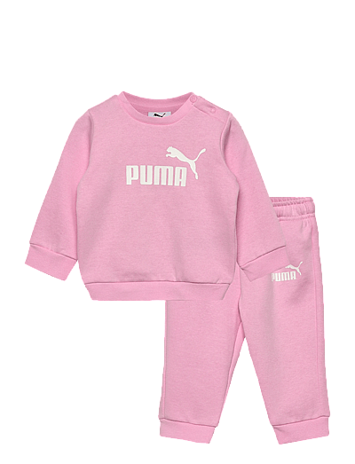 PUMA MINICATS ESS Crew Set FL INF - Joggingsæt - PINK SHIMMER / pink/rose