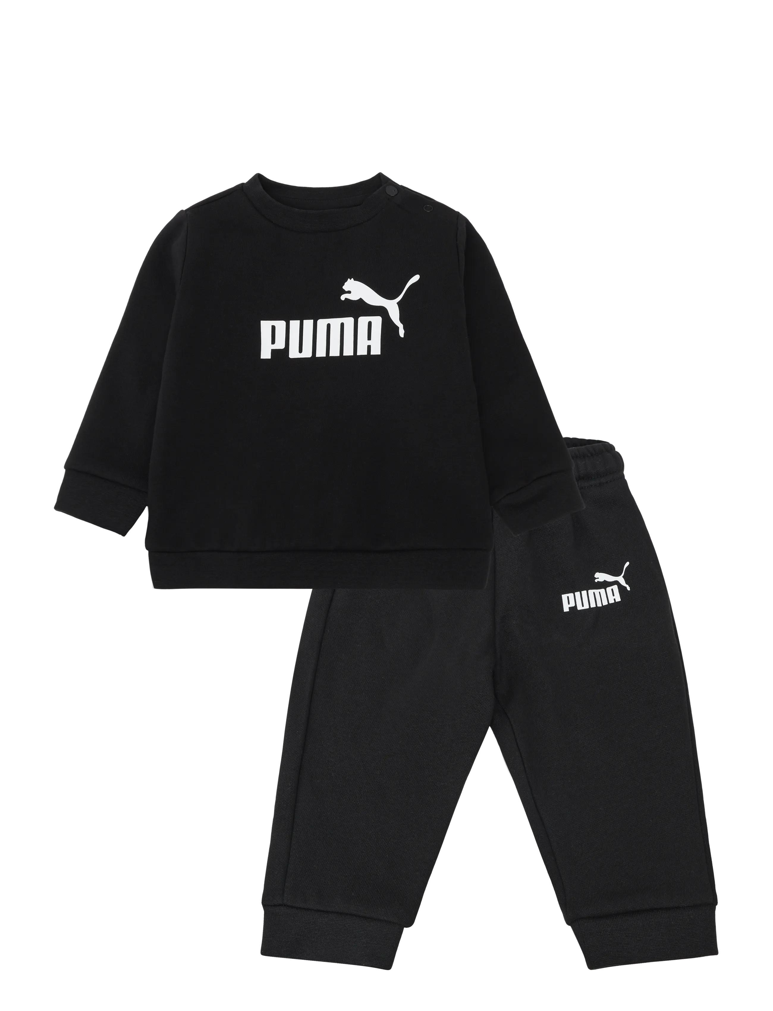 PUMA MINICATS ESS Crew Set FL INF - Joggingset & tvådelade set - PUMA BLACK / black