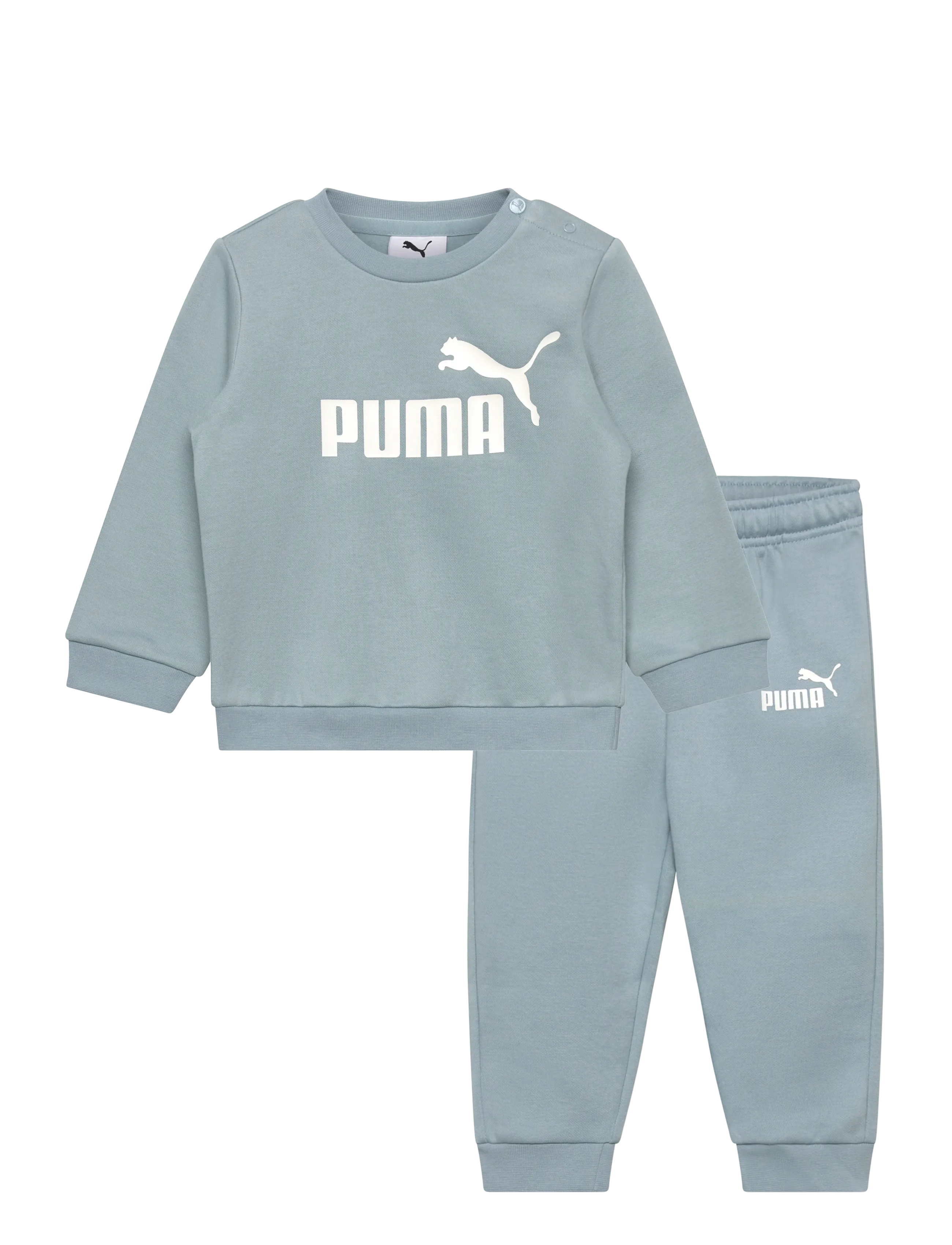 PUMA MINICATS ESS Crew Set FL INF - Trainingsanzug - SEAFOAM / blue