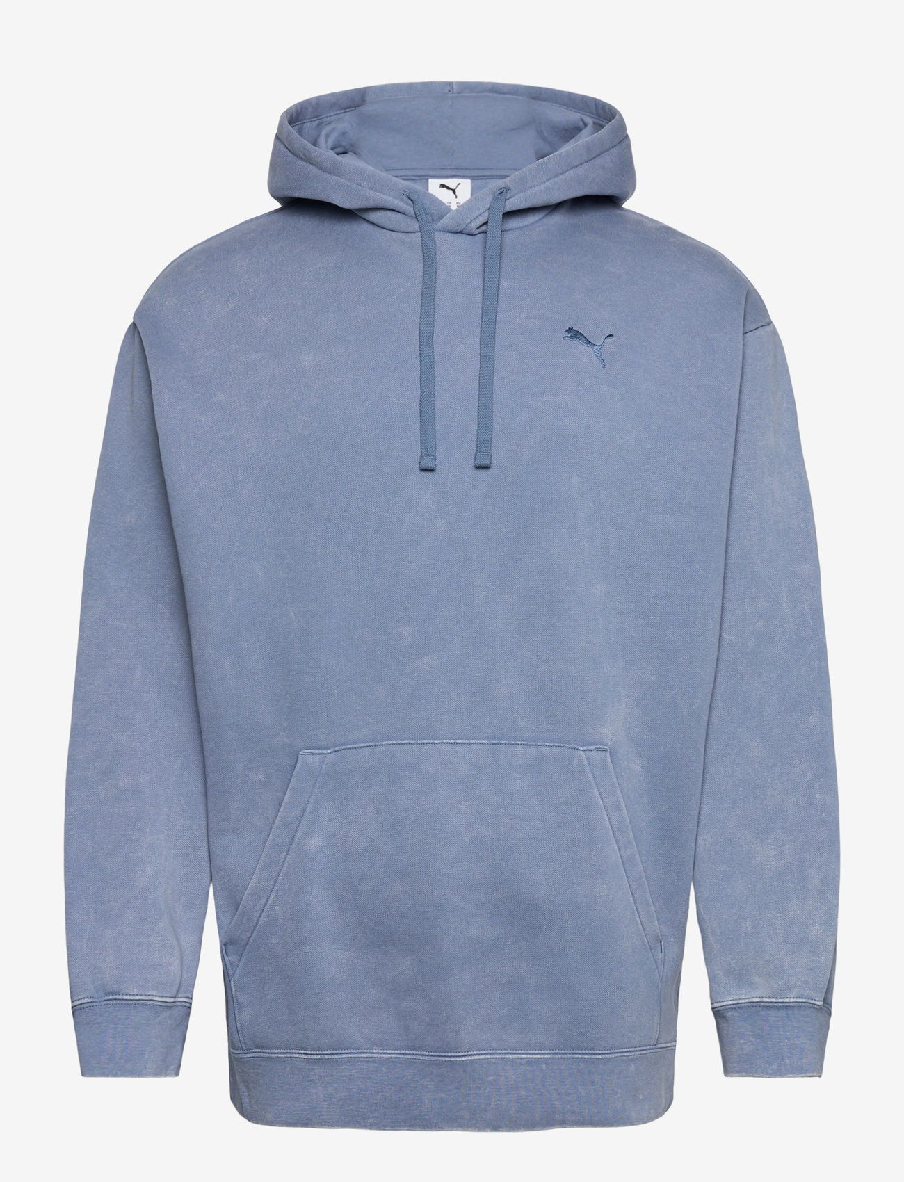 PUMA - ESS ELEVATED Relaxed Wash Hoodie FL - overdele - cool blue - 0