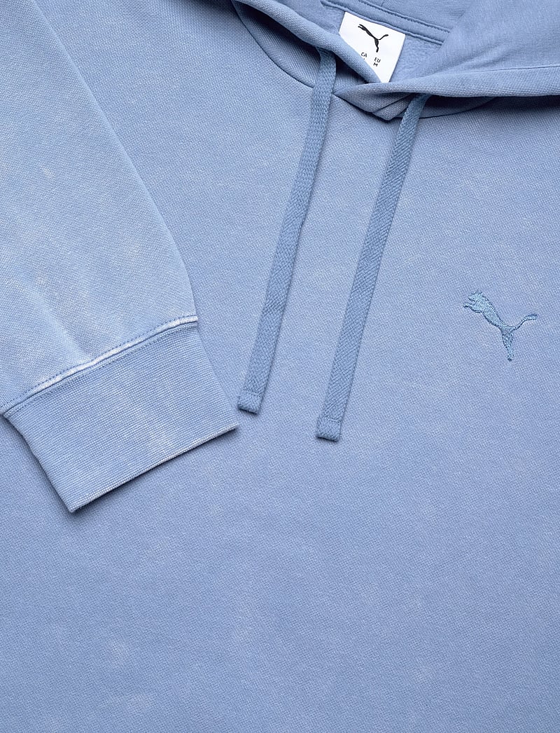 PUMA - ESS ELEVATED Relaxed Wash Hoodie FL - overdele - cool blue - 2