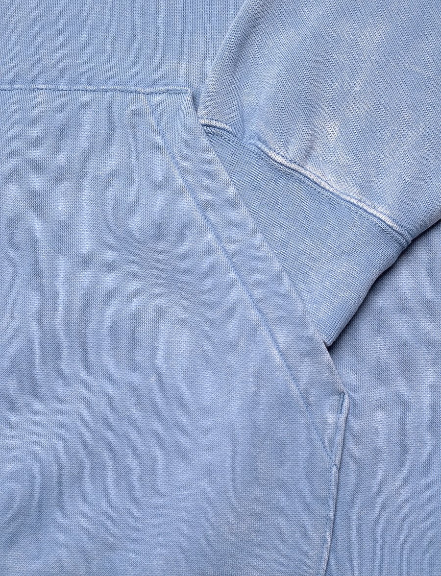 PUMA - ESS ELEVATED Relaxed Wash Hoodie FL - kapuzenpullover - cool blue - 3