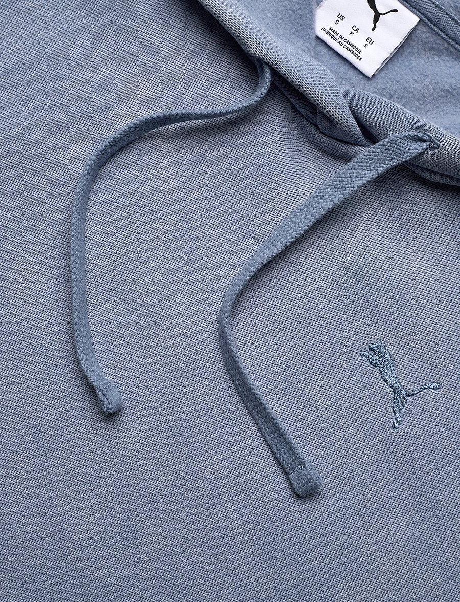 PUMA - ESS ELEVATED Relaxed Wash Hoodie FL - kapuutsiga dressipluusid - cool blue - 2