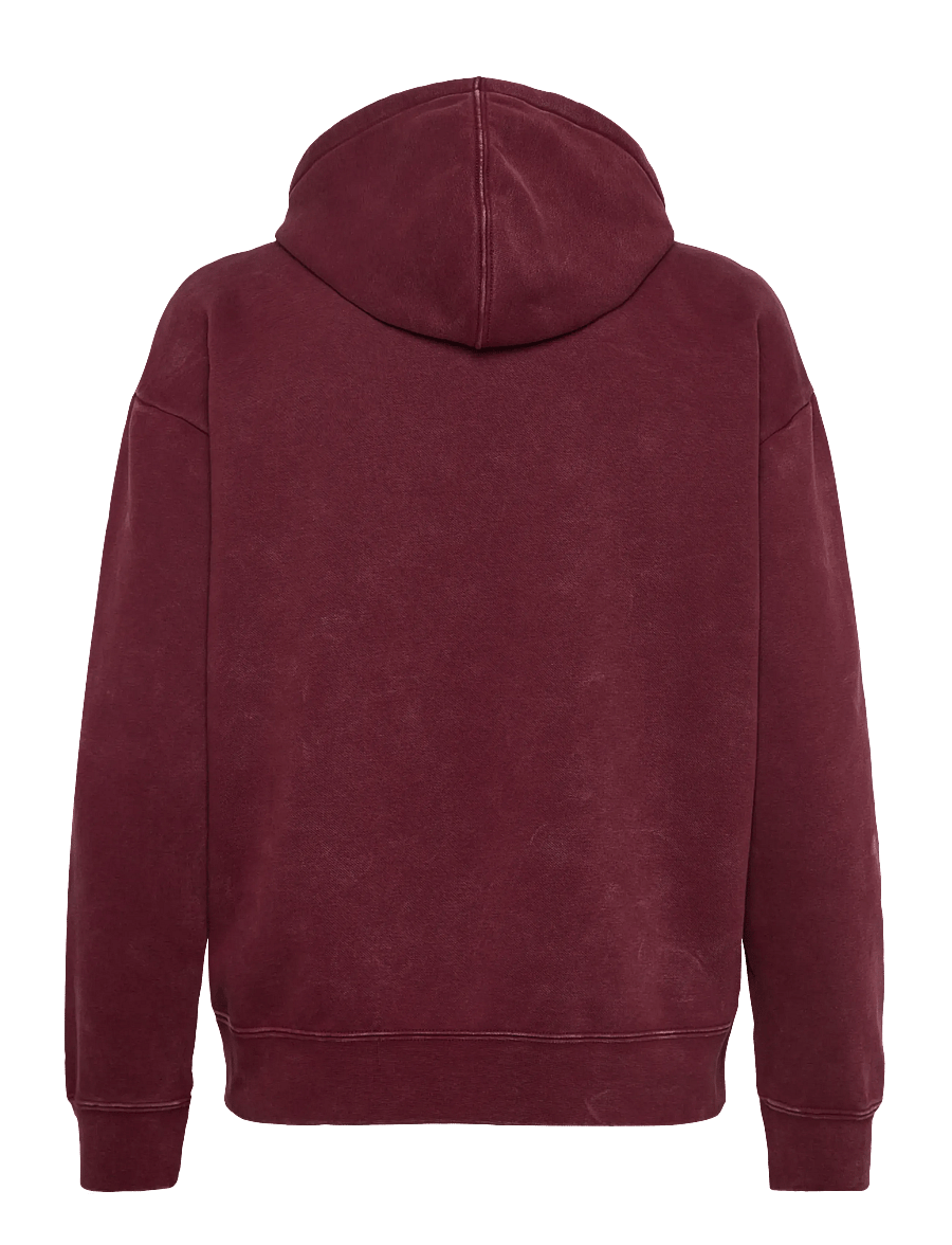 PUMA - ESS ELEVATED Relaxed Wash Hoodie FL - kapuutsiga dressipluusid - ruby shimmer - 1