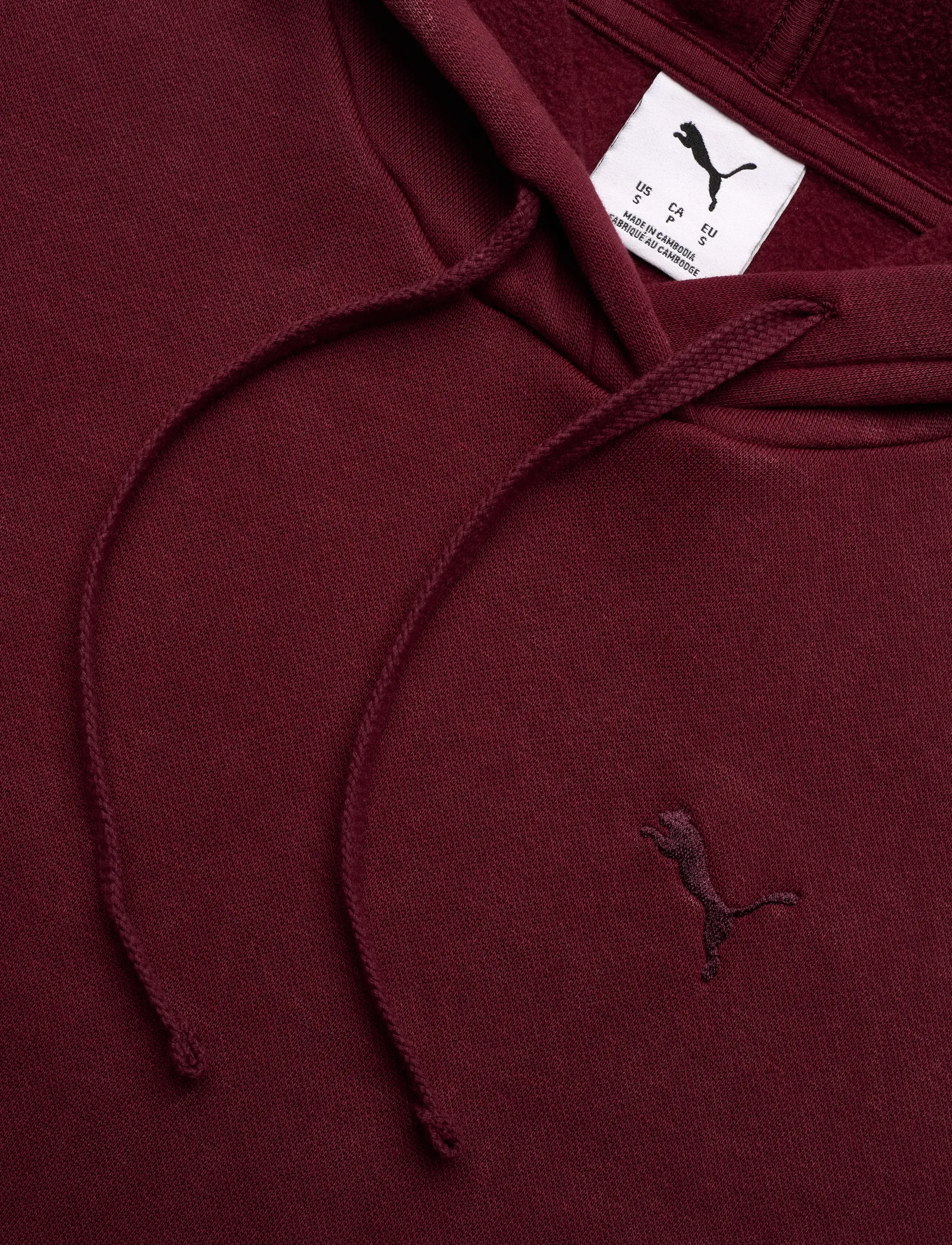 PUMA - ESS ELEVATED Relaxed Wash Hoodie FL - tops - ruby shimmer - 2