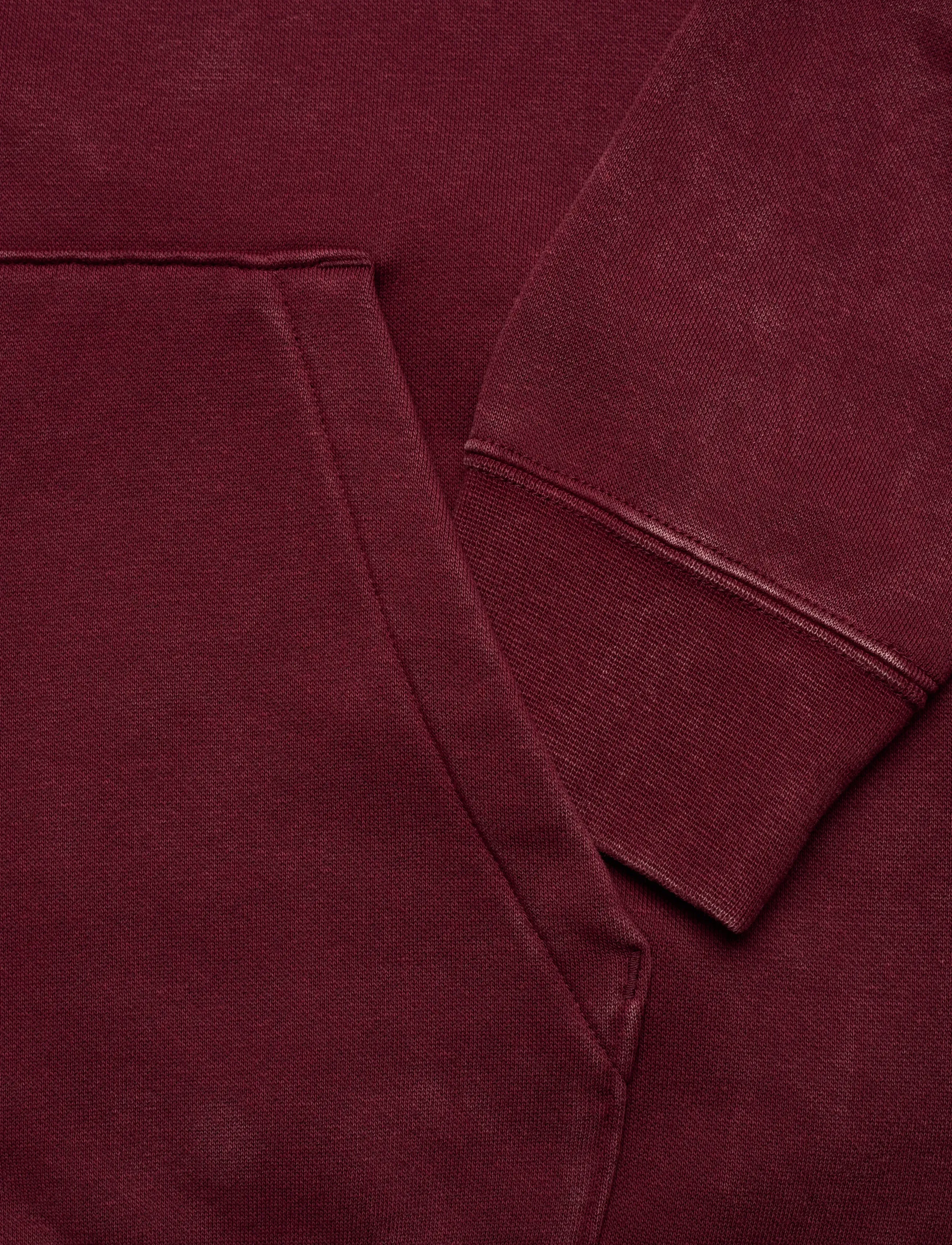 PUMA - ESS ELEVATED Relaxed Wash Hoodie FL - tops - ruby shimmer - 3