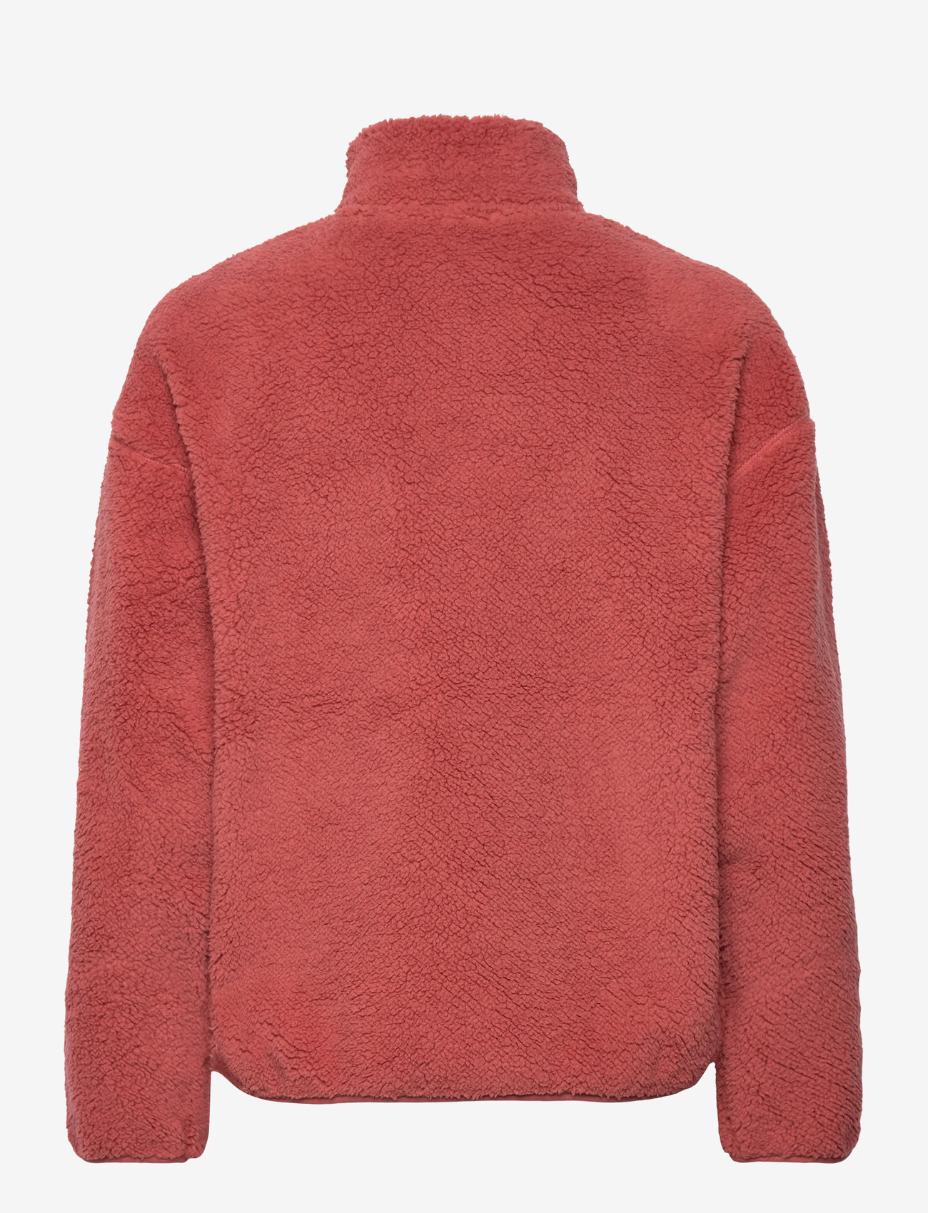 PUMA - ESS ELEVATED Comfort Half-Zip Sherpa Crew - alussärgid - exotic red - 1