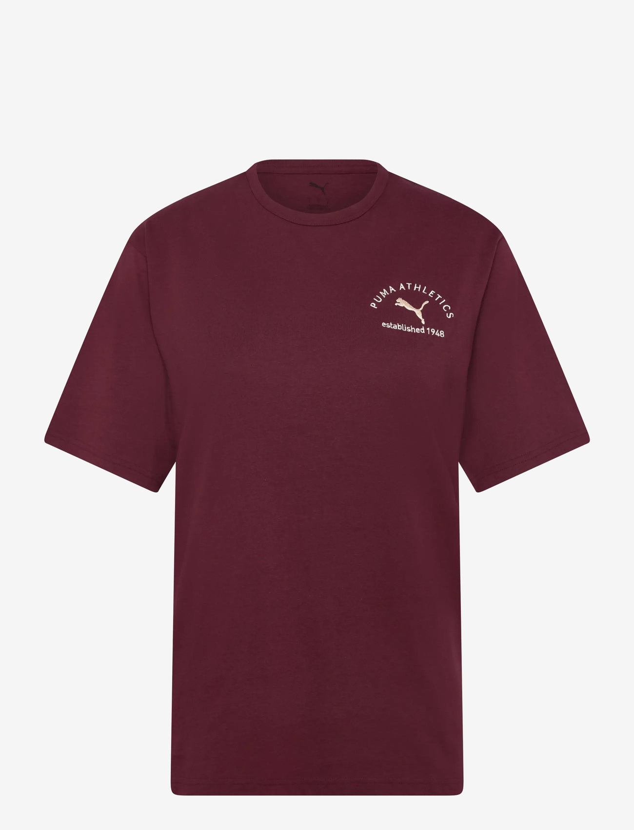 PUMA - PUMA CLASS Relaxed Tee - t-shirts - ruby shimmer - 0