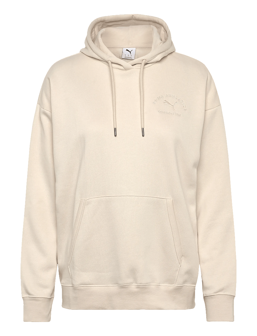 PUMA - PUMA CLASS Relaxed Hoodie FL - tops - alpine snow - 0
