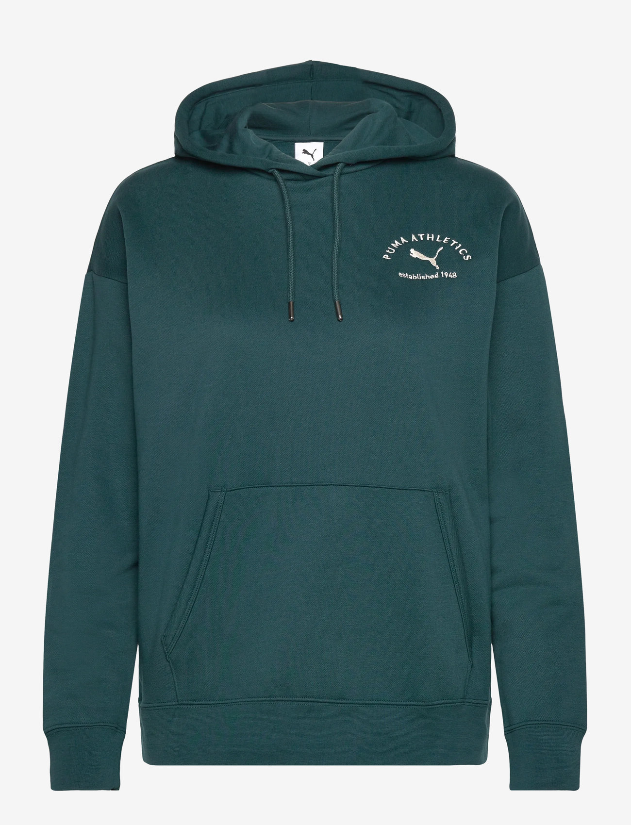 PUMA - PUMA CLASS Relaxed Hoodie FL - dressipluusid ja pusad - green terrain - 0