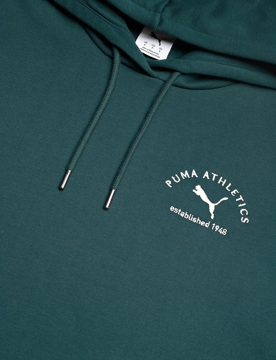 PUMA - PUMA CLASS Relaxed Hoodie FL - kapuutsiga dressipluusid - green terrain - 2