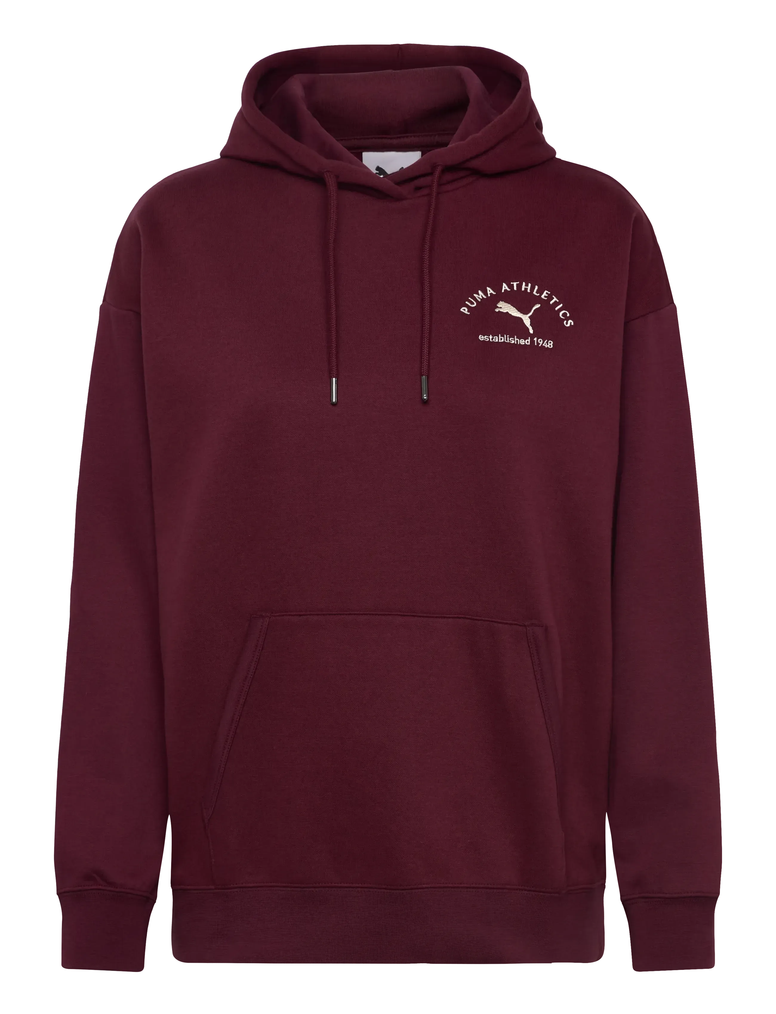 PUMA Puma Class Relaxed Hoodie Fl Burgundy - S - Damen