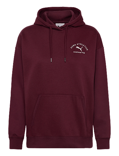 PUMA PUMA CLASS Relaxed Hoodie FL - Oberteile - RUBY SHIMMER / burgundy