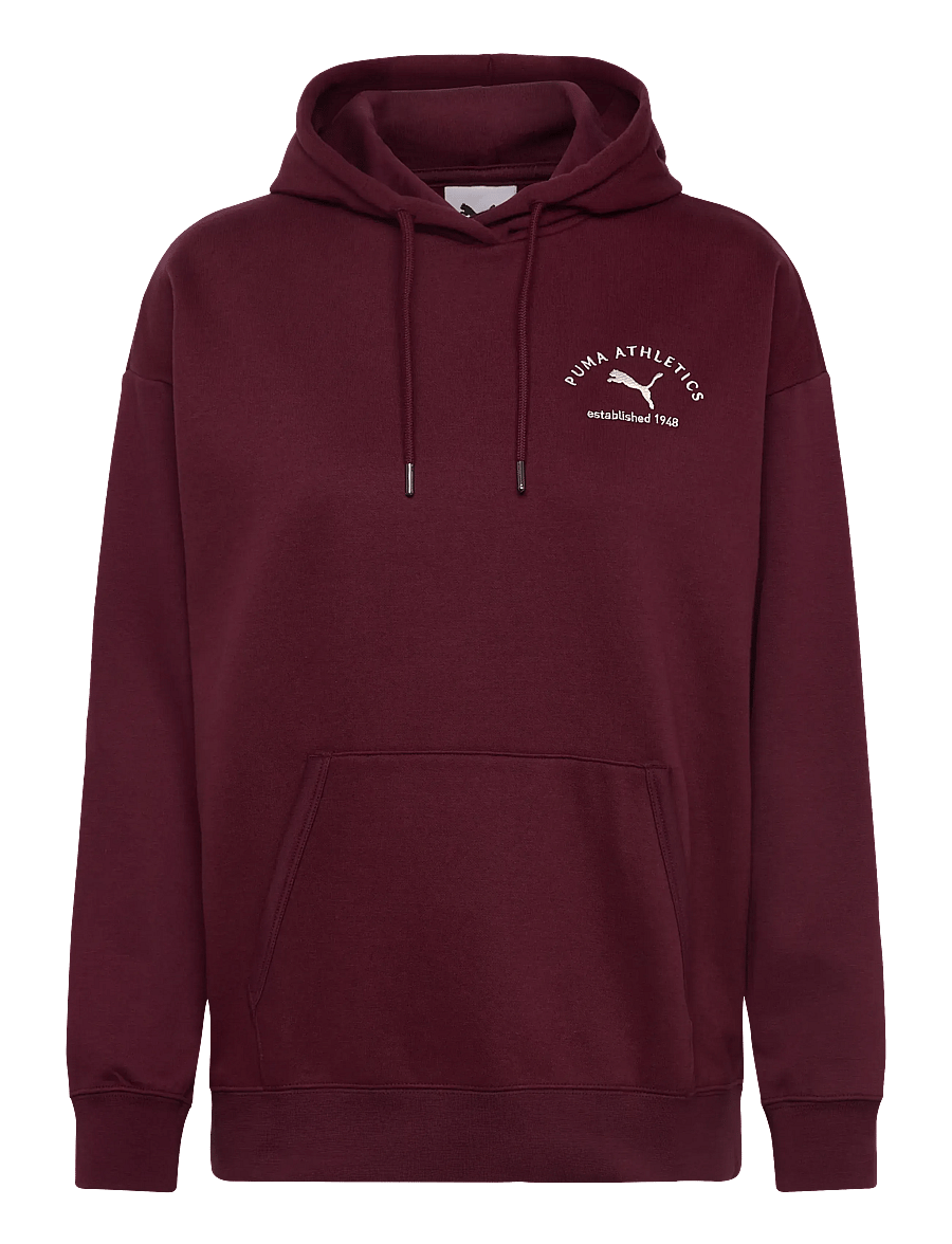 PUMA - PUMA CLASS Relaxed Hoodie FL - sweatshirts - ruby shimmer - 0