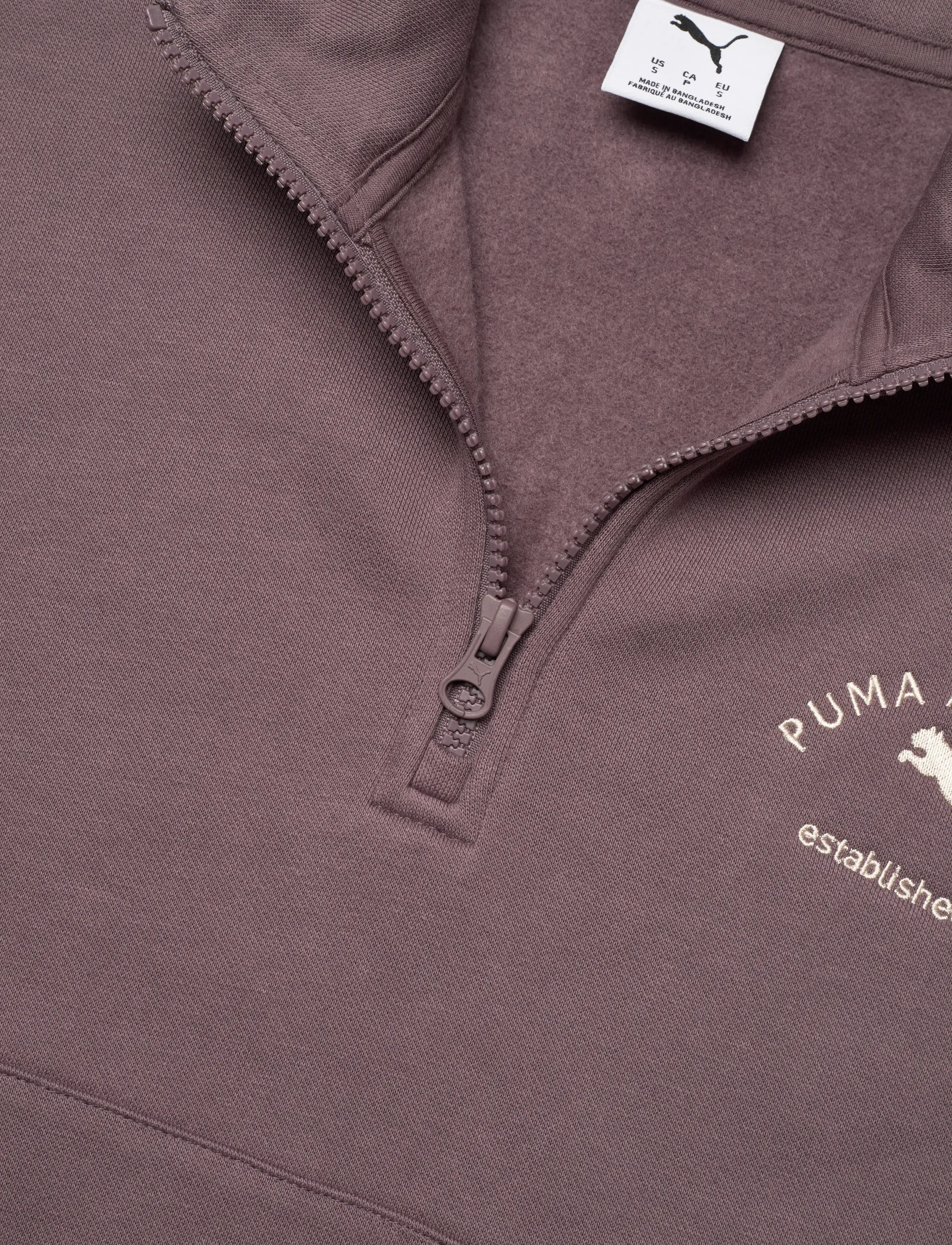 PUMA - PUMA CLASS Comfort Half-Zip Short Crew FL - Överdelar - raisin - 2