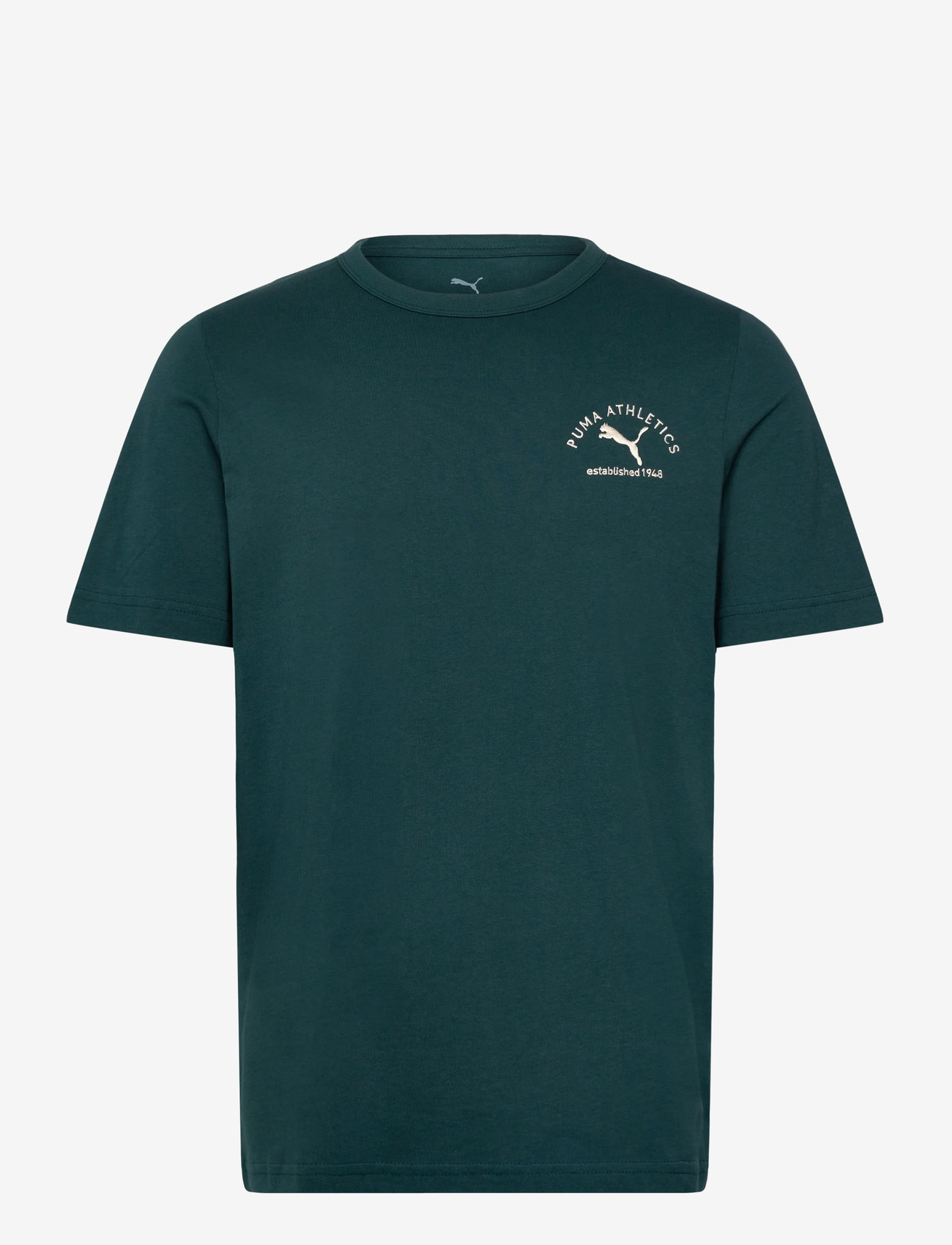 PUMA - PUMA CLASS Graphic Tee - tops & t-shirts - green terrain - 0