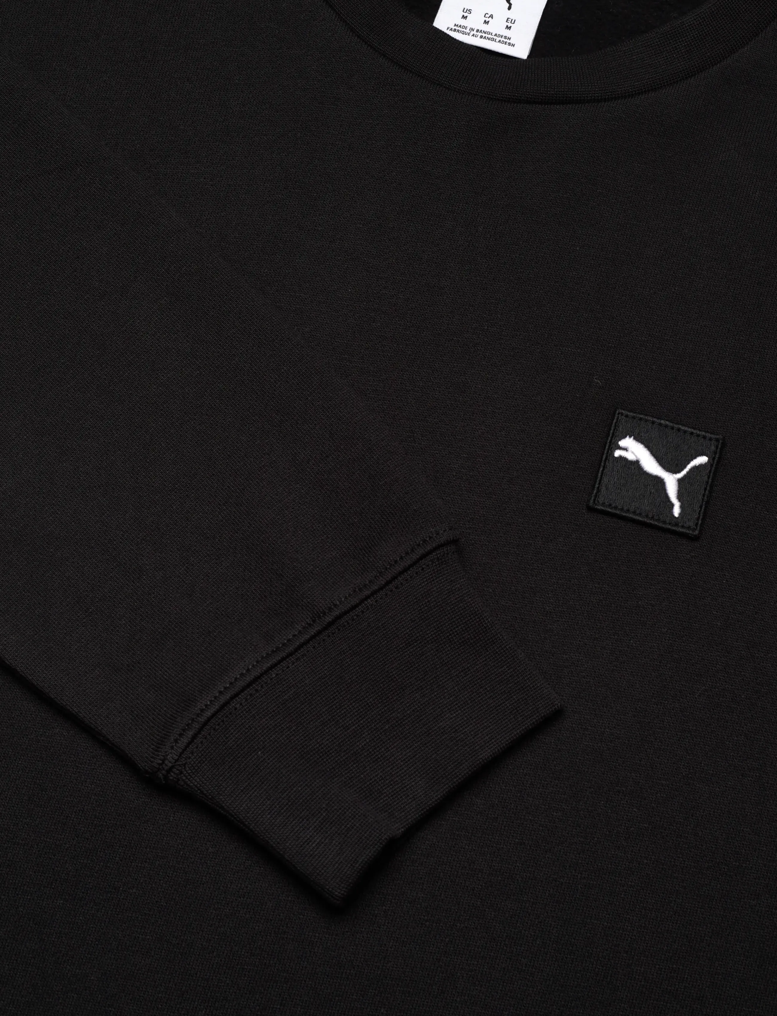 PUMA - ESS ELEVATED Crew FL - klær - puma black - 2