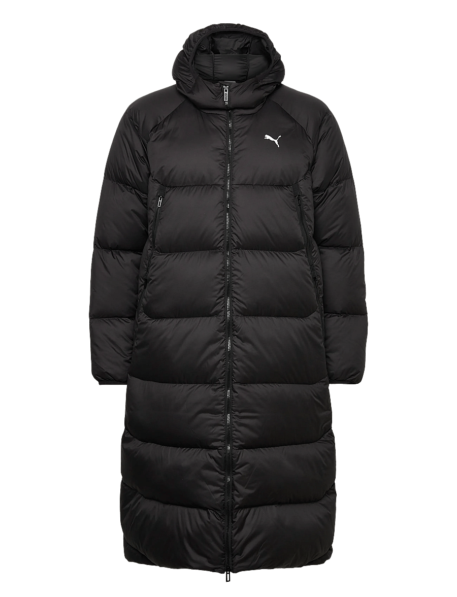 PUMA - Hooded Down Puffer Coat - daunenjacken - puma black - 0