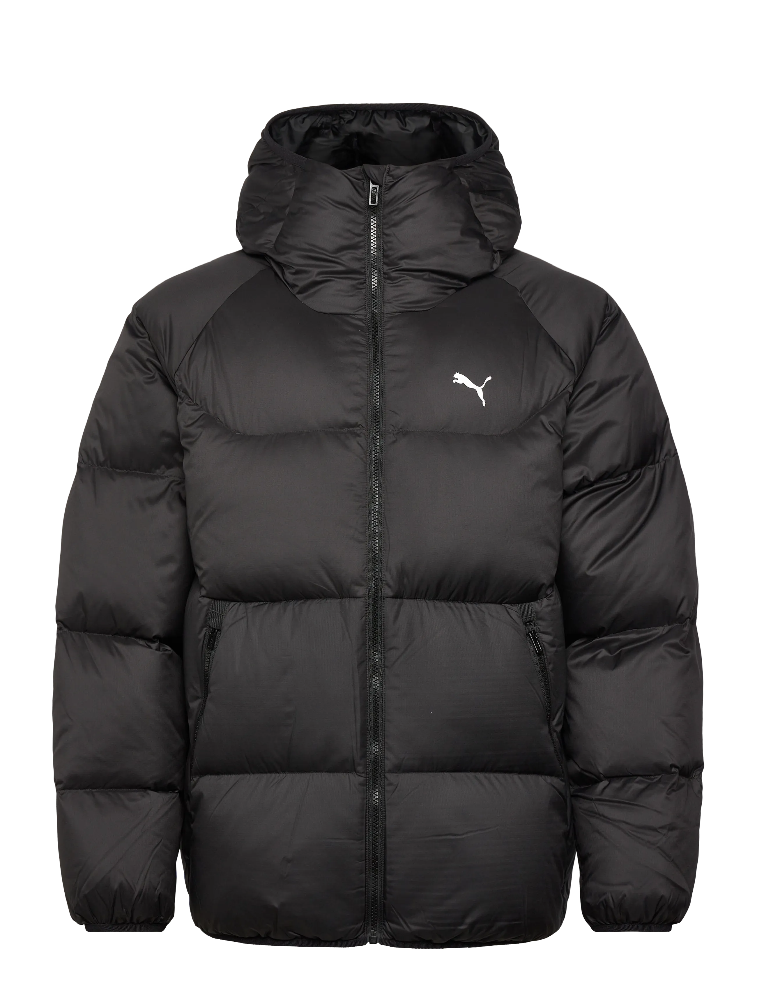 PUMA Hooded Down Puffer Jacket, S, Black, Sport Jackets > Sport Padded Jackets, Herre