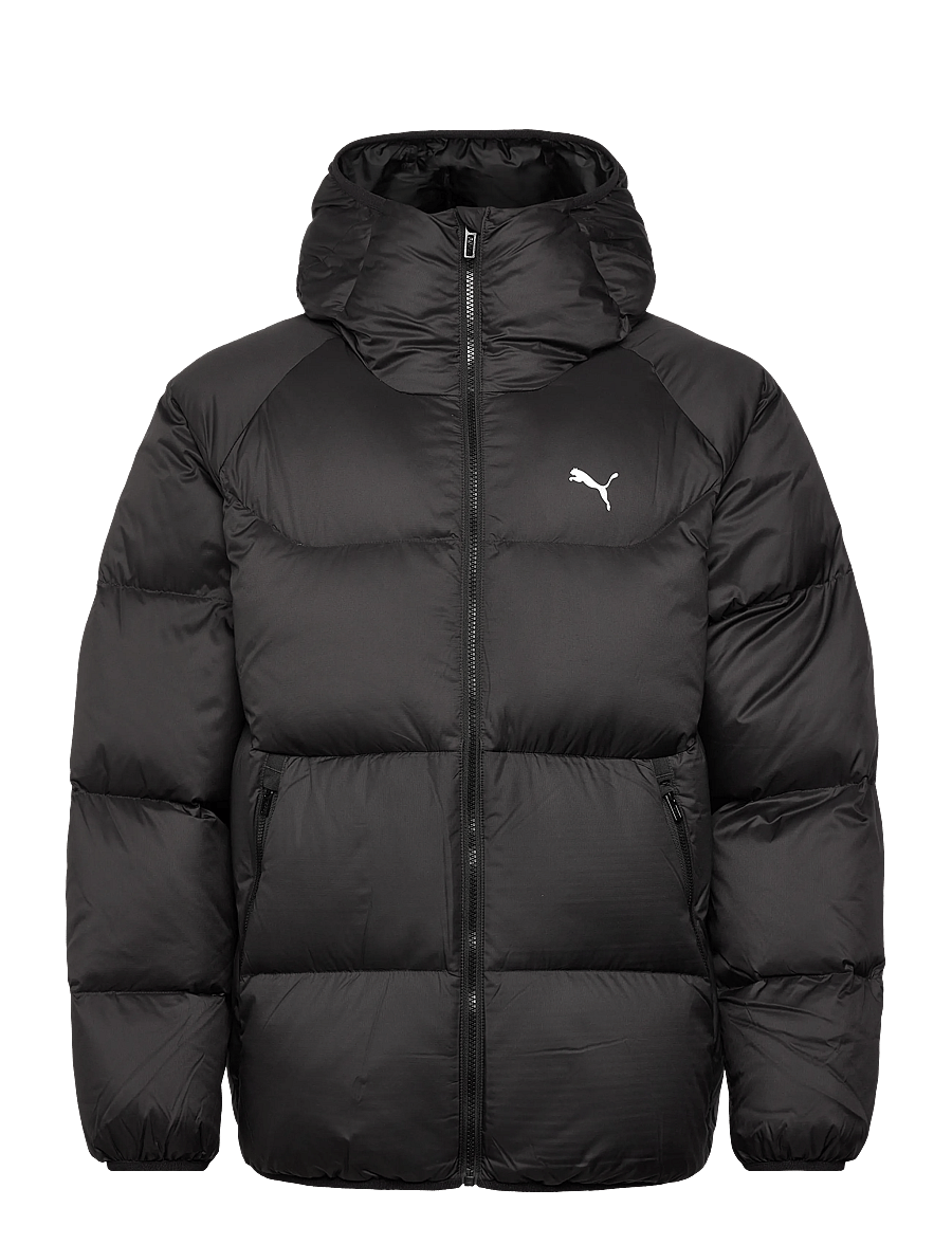 PUMA - Hooded Down Puffer Jacket - gewatteerde jassen - puma black - 0
