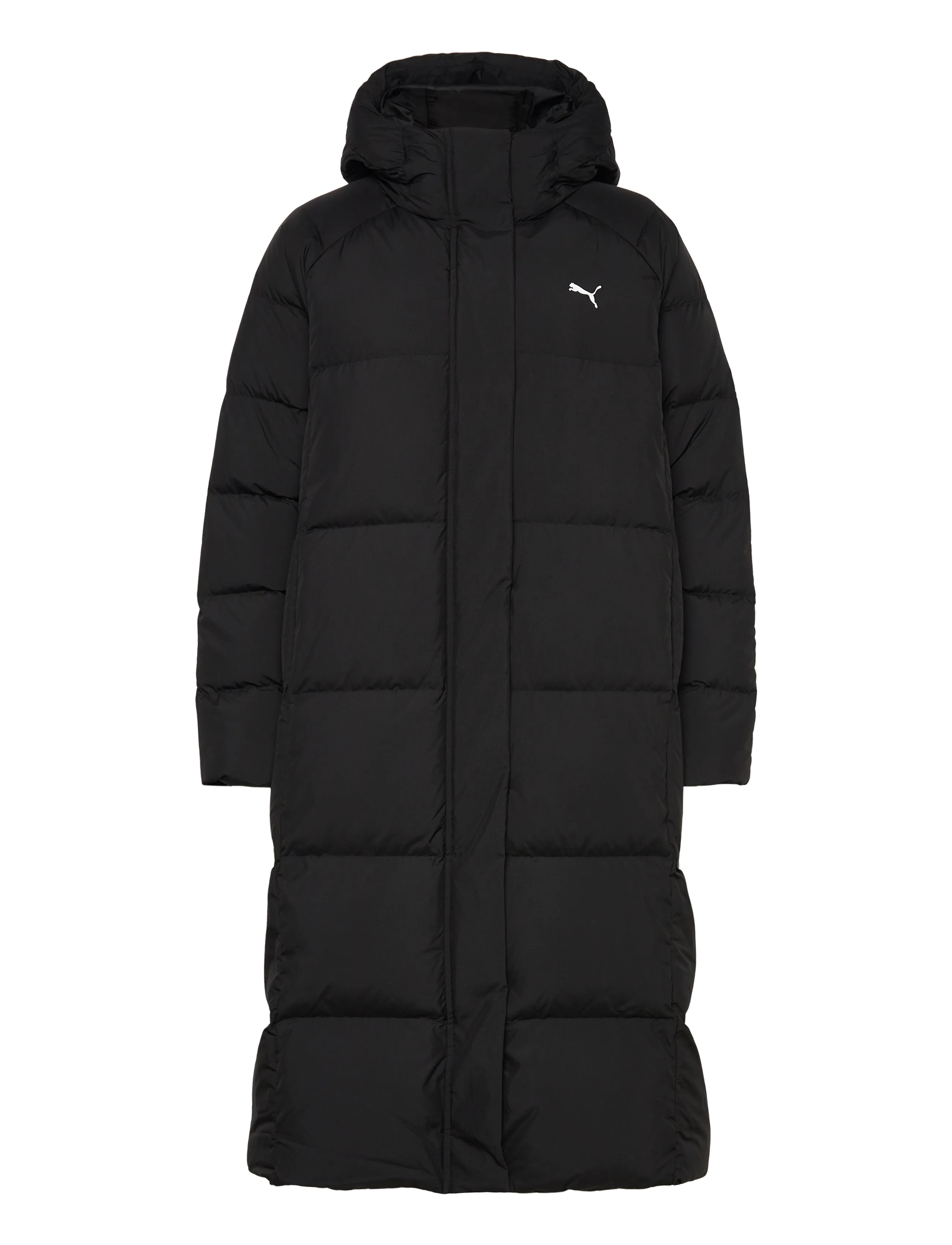 PUMA Hooded Down Puffer Coat, L, Black, Sport Jackets > Sport Padded Coats, Dame