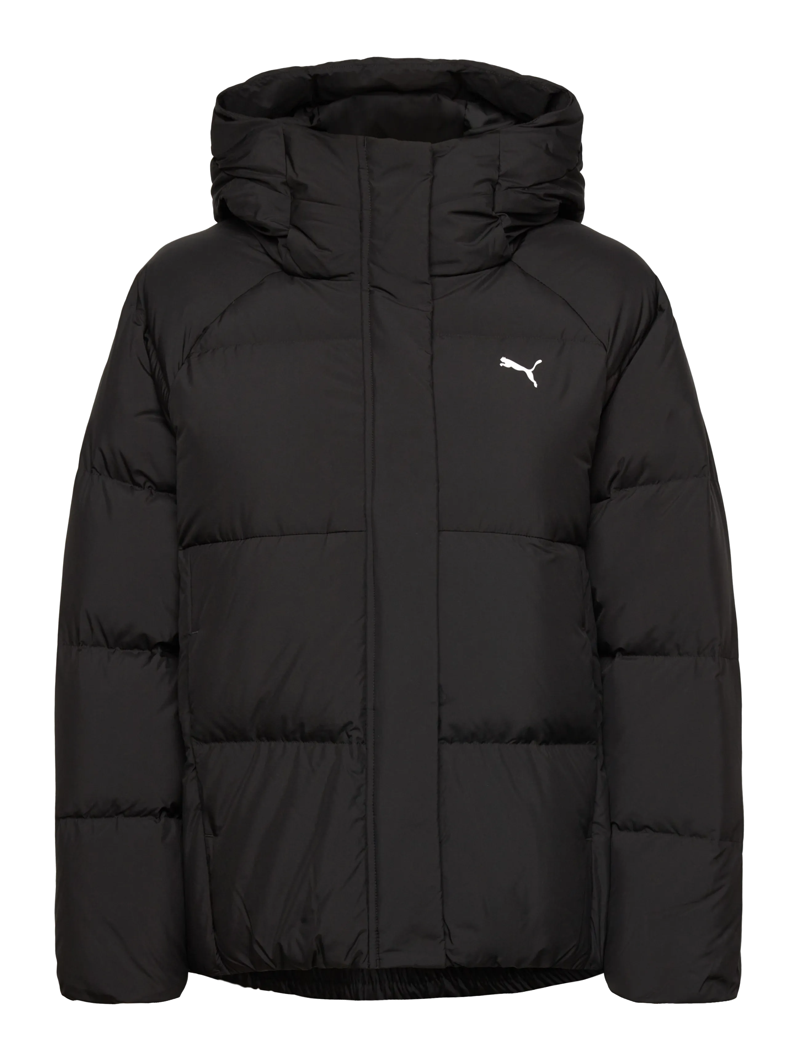 PUMA Hooded Down Puffer Jacket, M, Black, Sport Jackets > Sport Padded Jackets, Dame