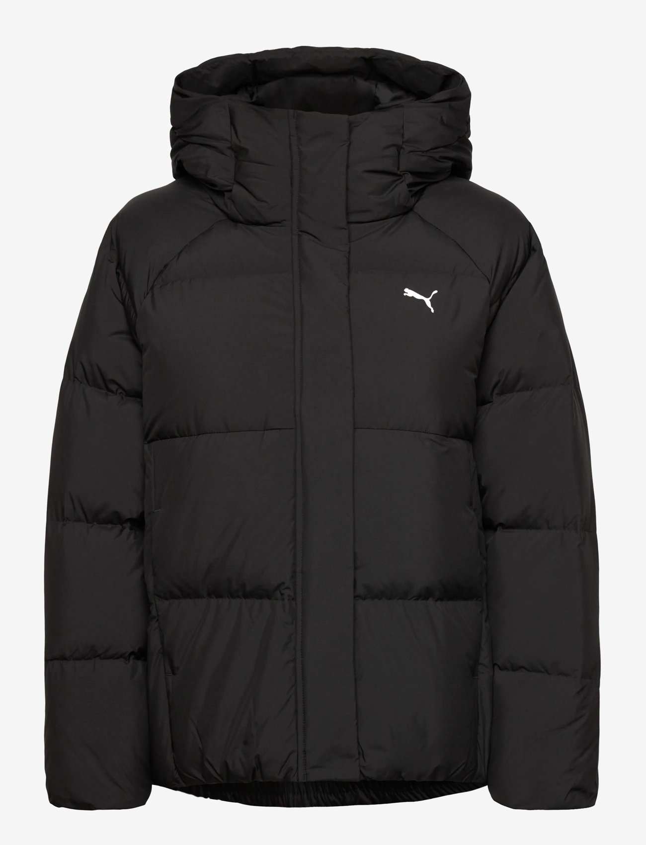 PUMA - Hooded Down Puffer Jacket - sulejoped ja voodriga joped - puma black - 0