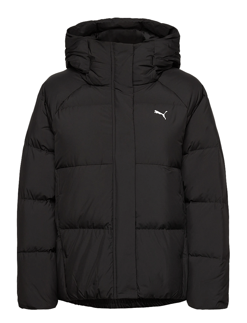 PUMA - Hooded Down Puffer Jacket - dunjackor - puma black - 0
