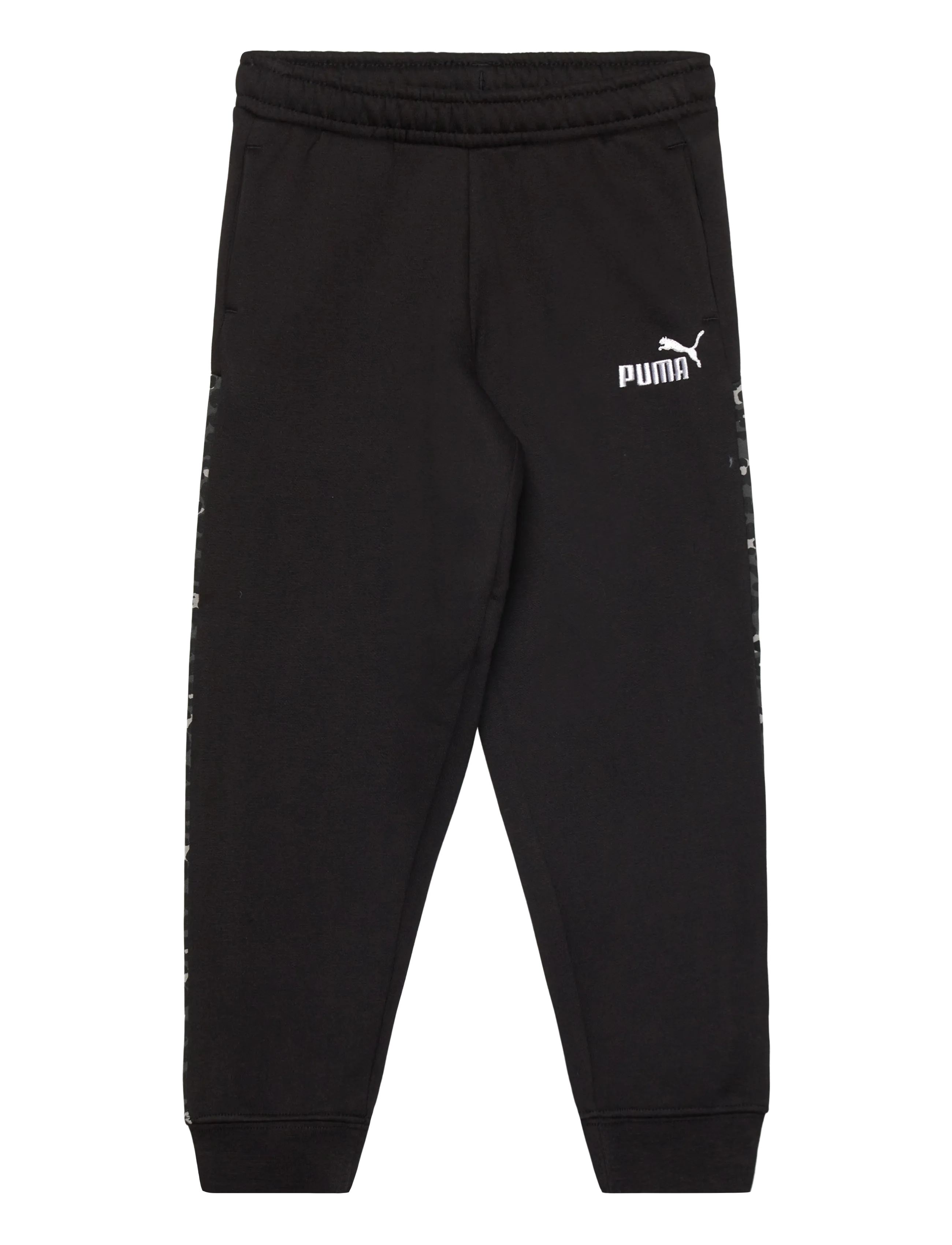 PUMA Ess Graphic Animal High-Waist Sweatpants Fl G, 152, Black, Underdele > Joggingbukser, Børn