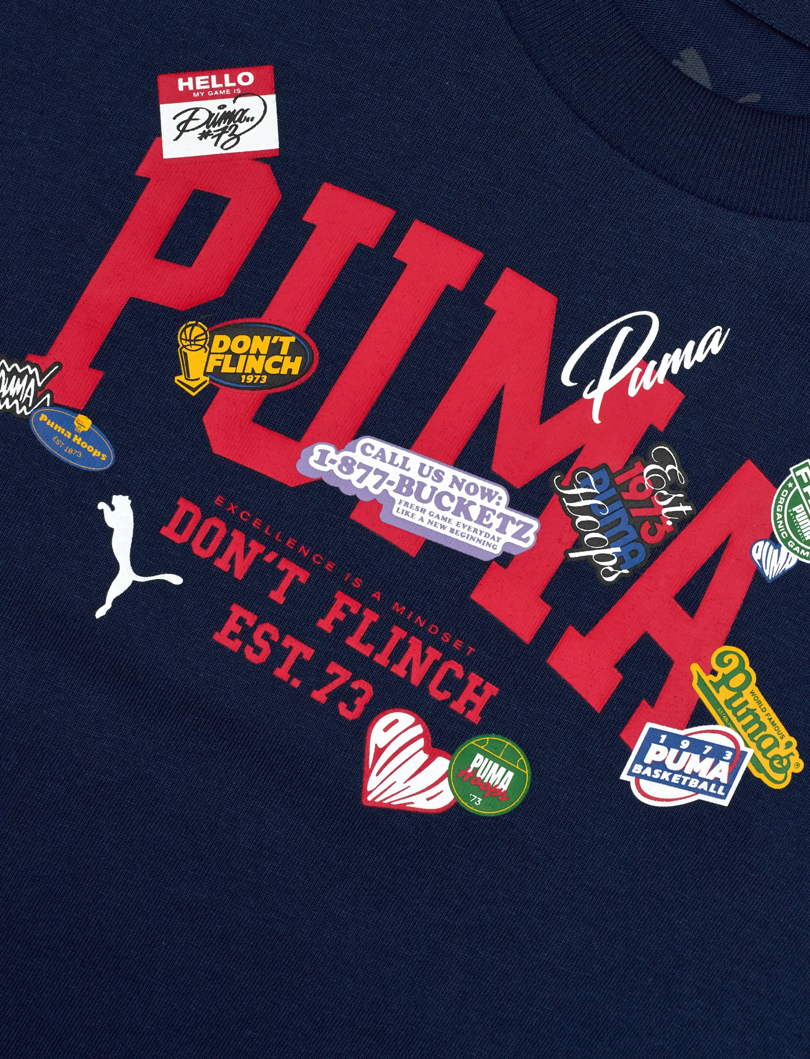 PUMA - BASKETBALL HOOPERHOTLINE Tee B - kurzärmelig - persian blue - 2