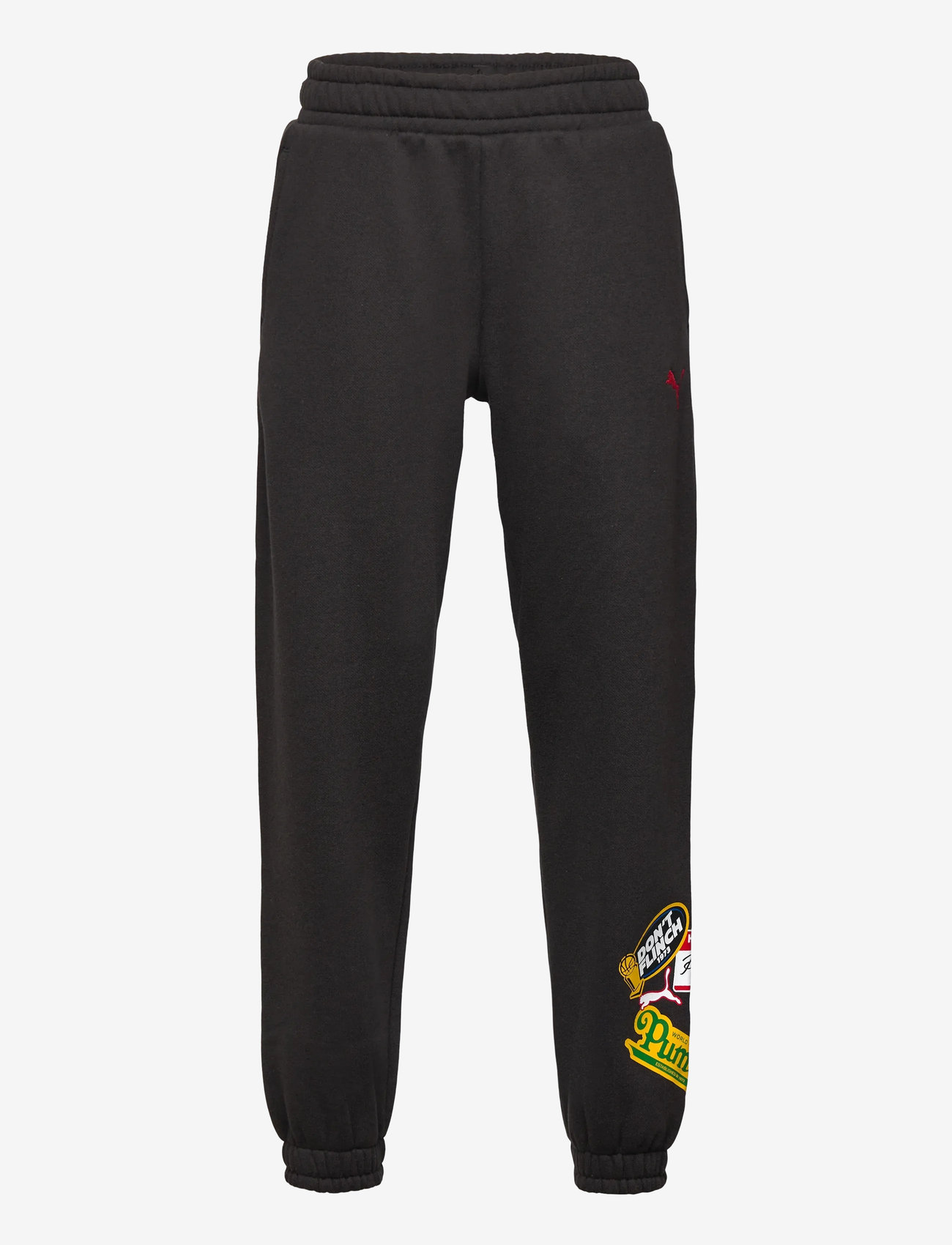 PUMA - BASKETBALL HOOPERHOTLINE Sweatpants FL B - sweatpants - puma black - 0