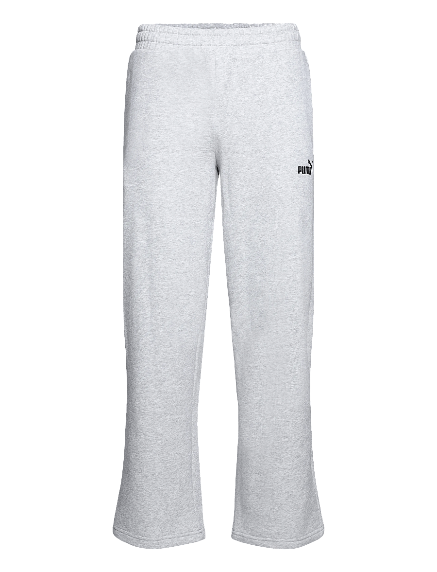 PUMA - ESS Small No. 1 Logo Comfort Straight Pants FL op - trainingshosen - light gray heather - 0