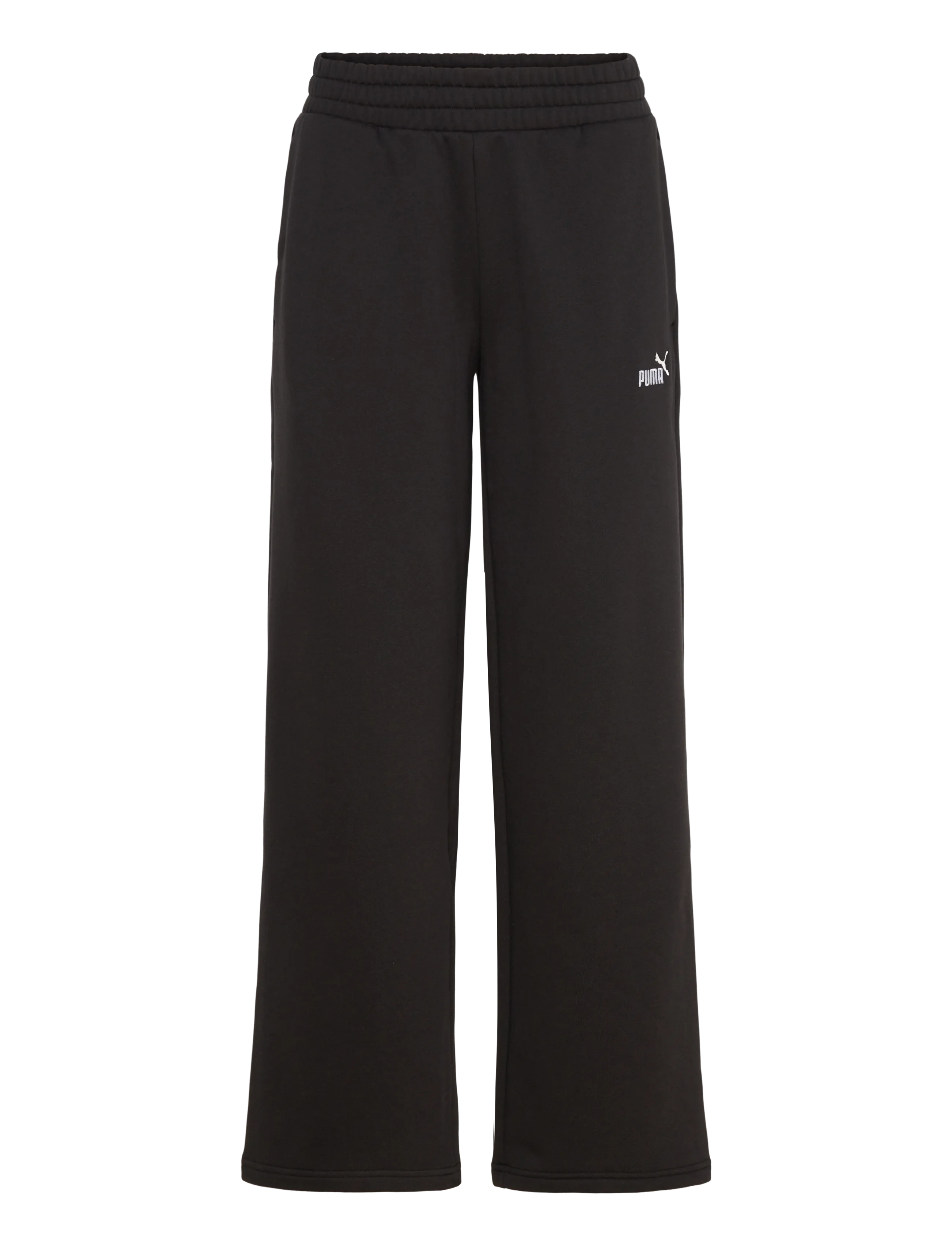PUMA Ess Small No. 1 Logo Comfort Straight Pants Fl Op, XL, Sport Pants, Schwarz - Sweatpants, Frauen