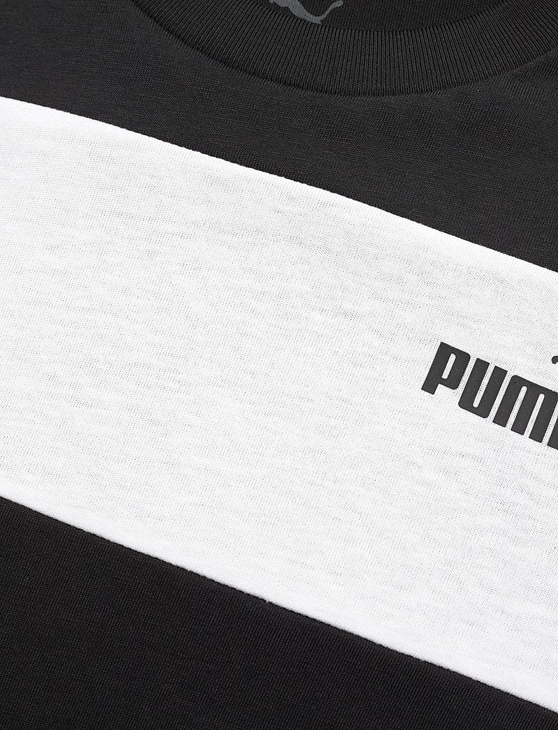PUMA - ESS BLOCK Small Logo Tee B - lühikeste varrukatega t-särgid - puma black - 2