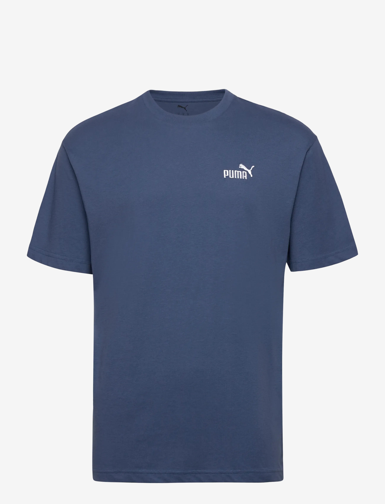 PUMA - ESS Relaxed Small No. 1 Logo Tee - alussärgid ja t-särgid - dark indigo - 0