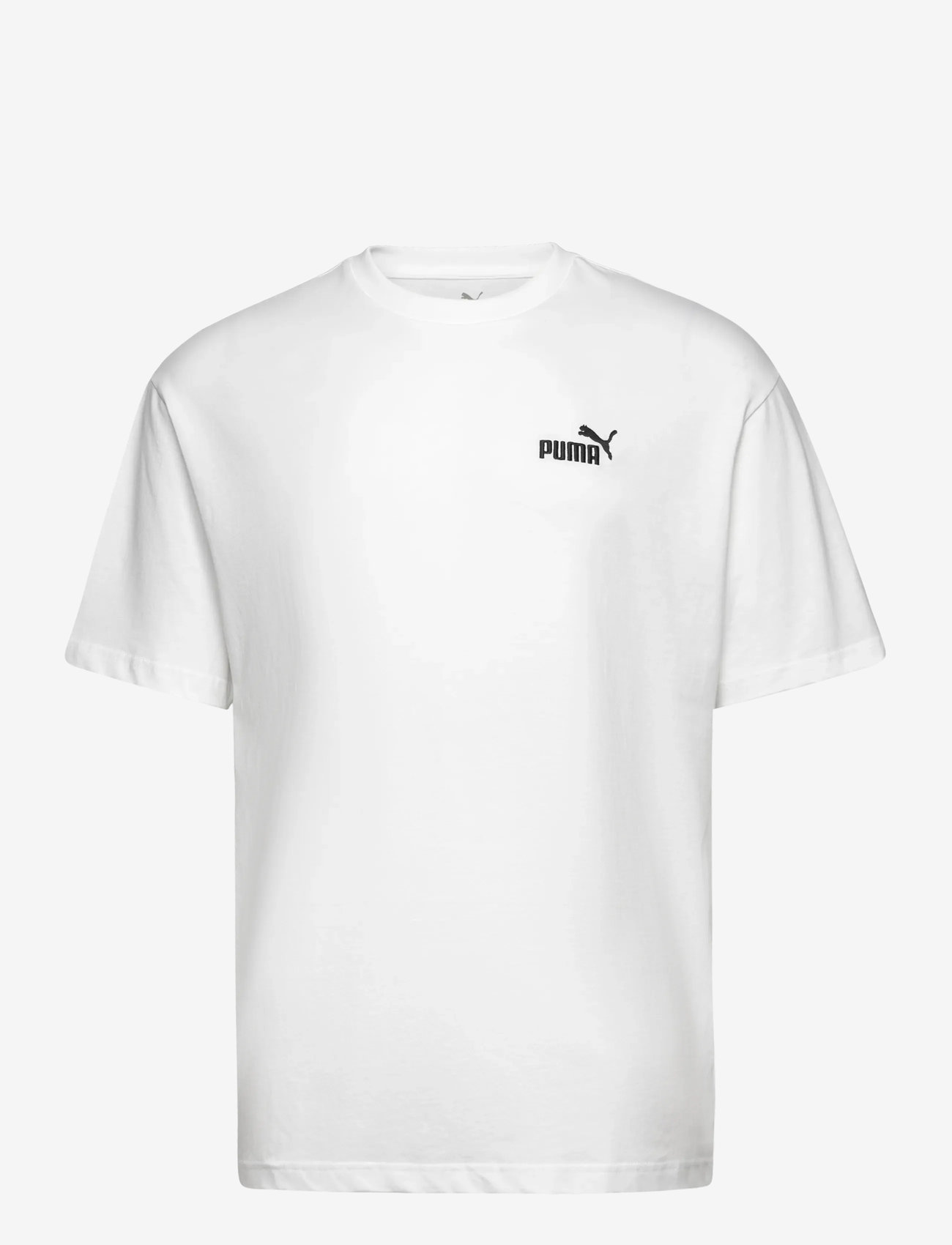 PUMA - ESS Relaxed Small No. 1 Logo Tee - t-shirts - puma white - 0