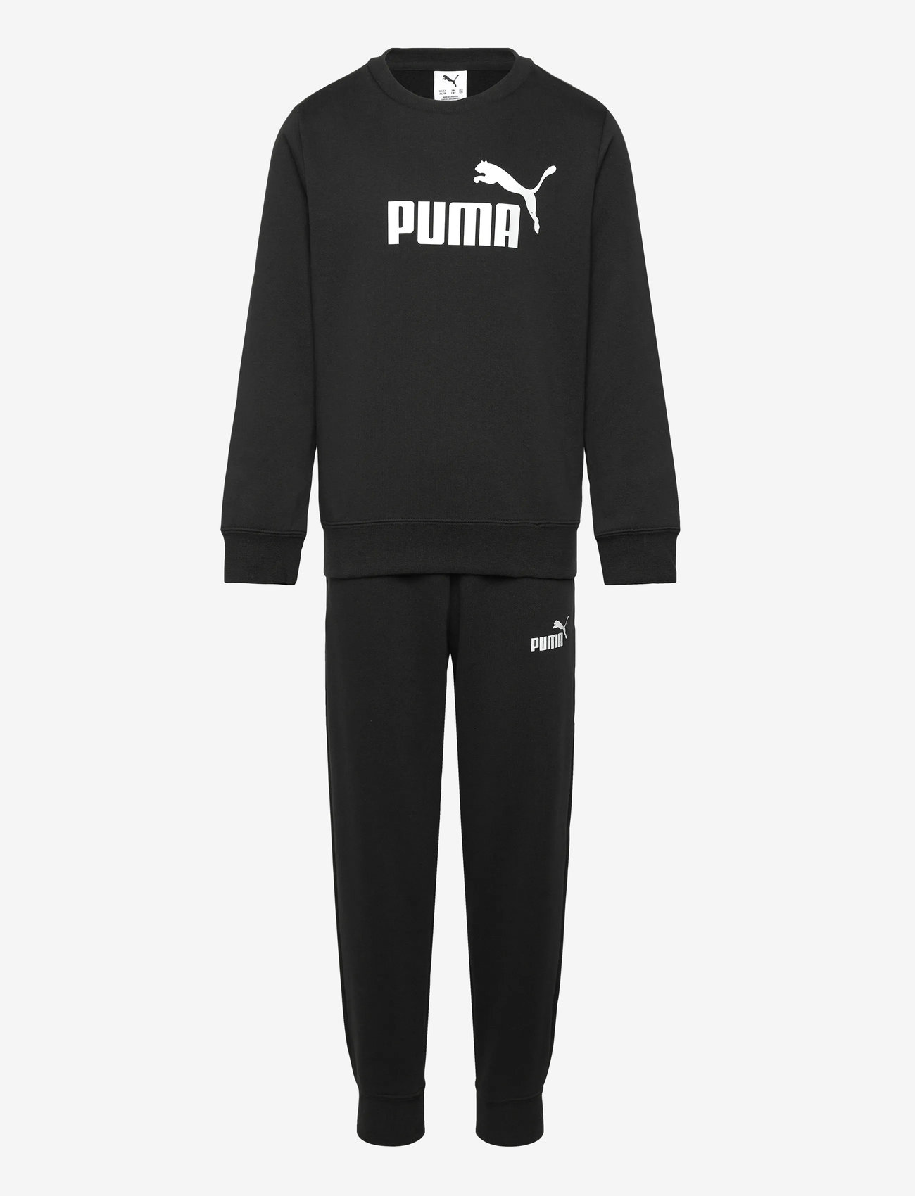 PUMA - ESS No.1 Logo Crew Sweat Suit FL B - joggingsæt & matchende sæt - puma black - 0