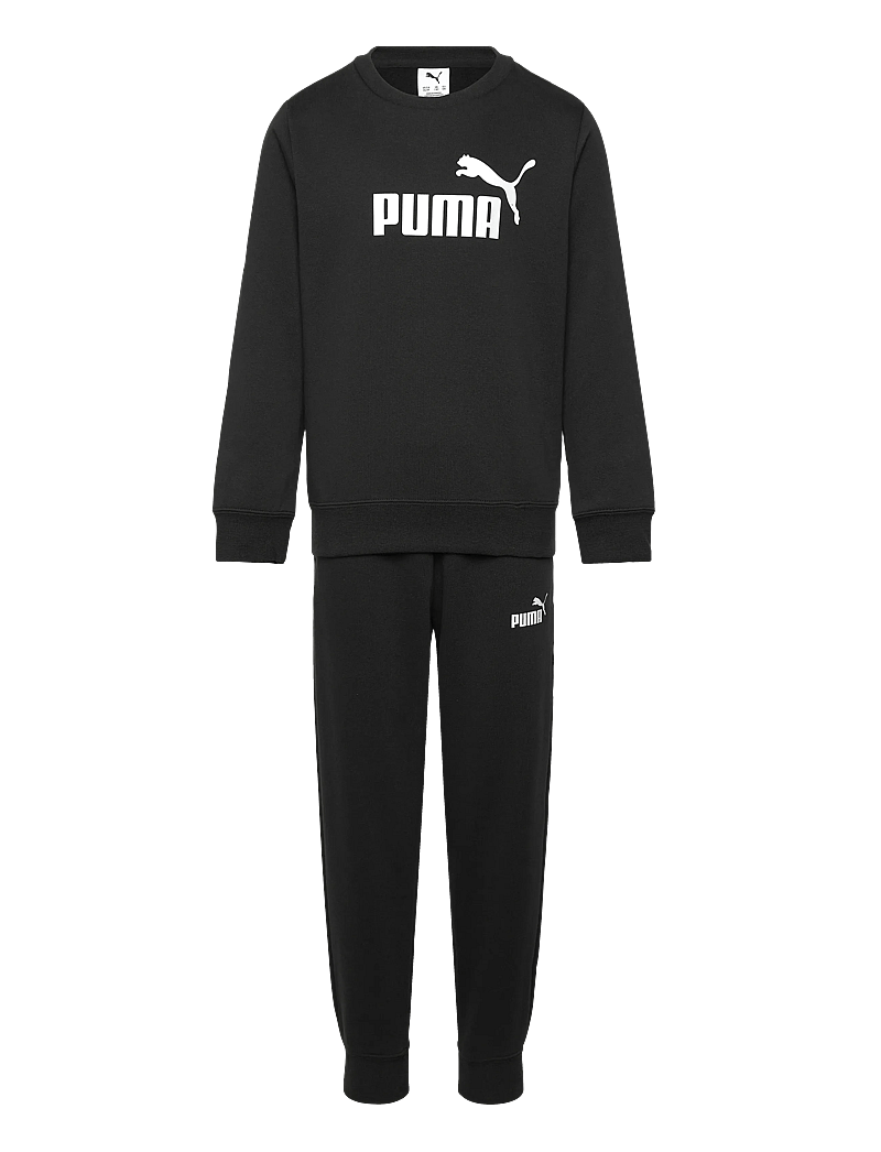 PUMA - ESS No.1 Logo Crew Sweat Suit FL B - apģērbs - puma black - 0