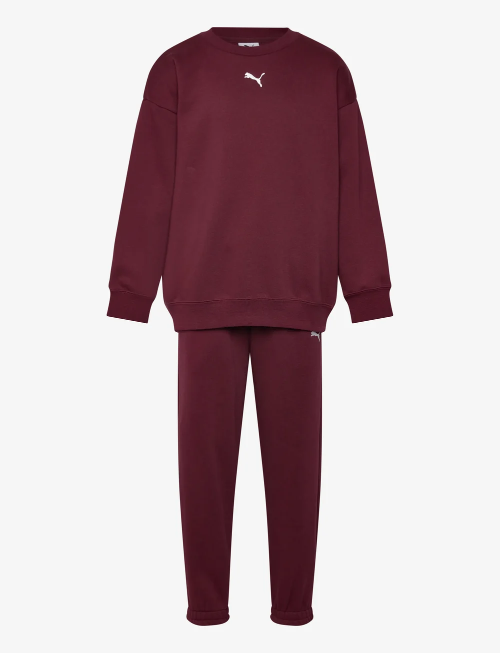 PUMA - Loungewear Oversized Sweat Suit G - treeningriided ja 2-osalised komplektid - ruby shimmer - 0