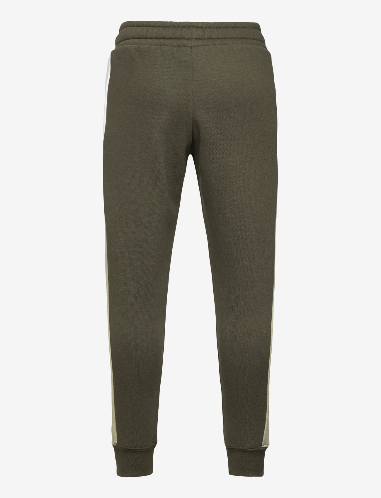 PUMA - ESS BLOCK Sweatpants FL B - herbstliche kleidung - dark olive - 1