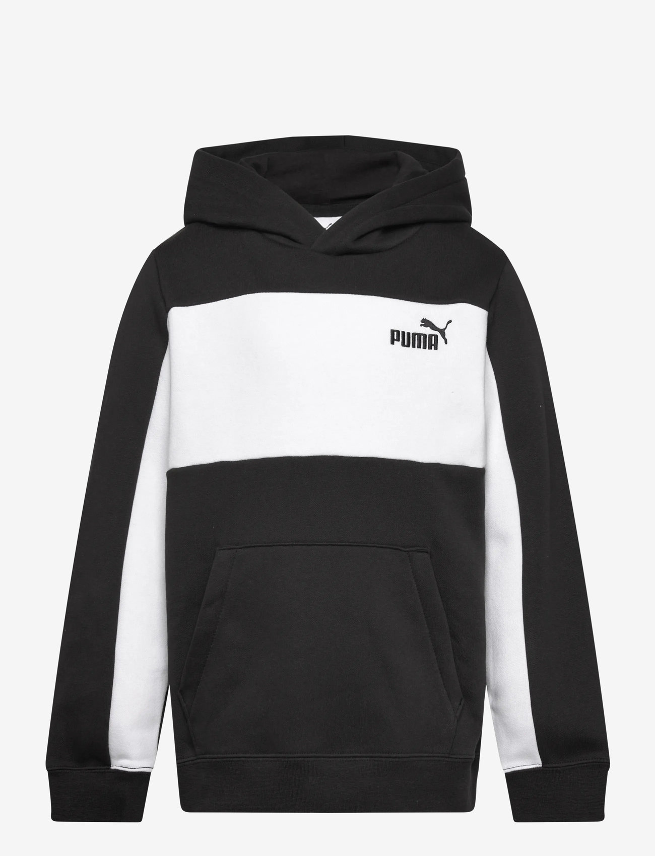PUMA - ESS BLOCK Small Logo Hoodie FL B - kapuzenpullover - puma black - 0